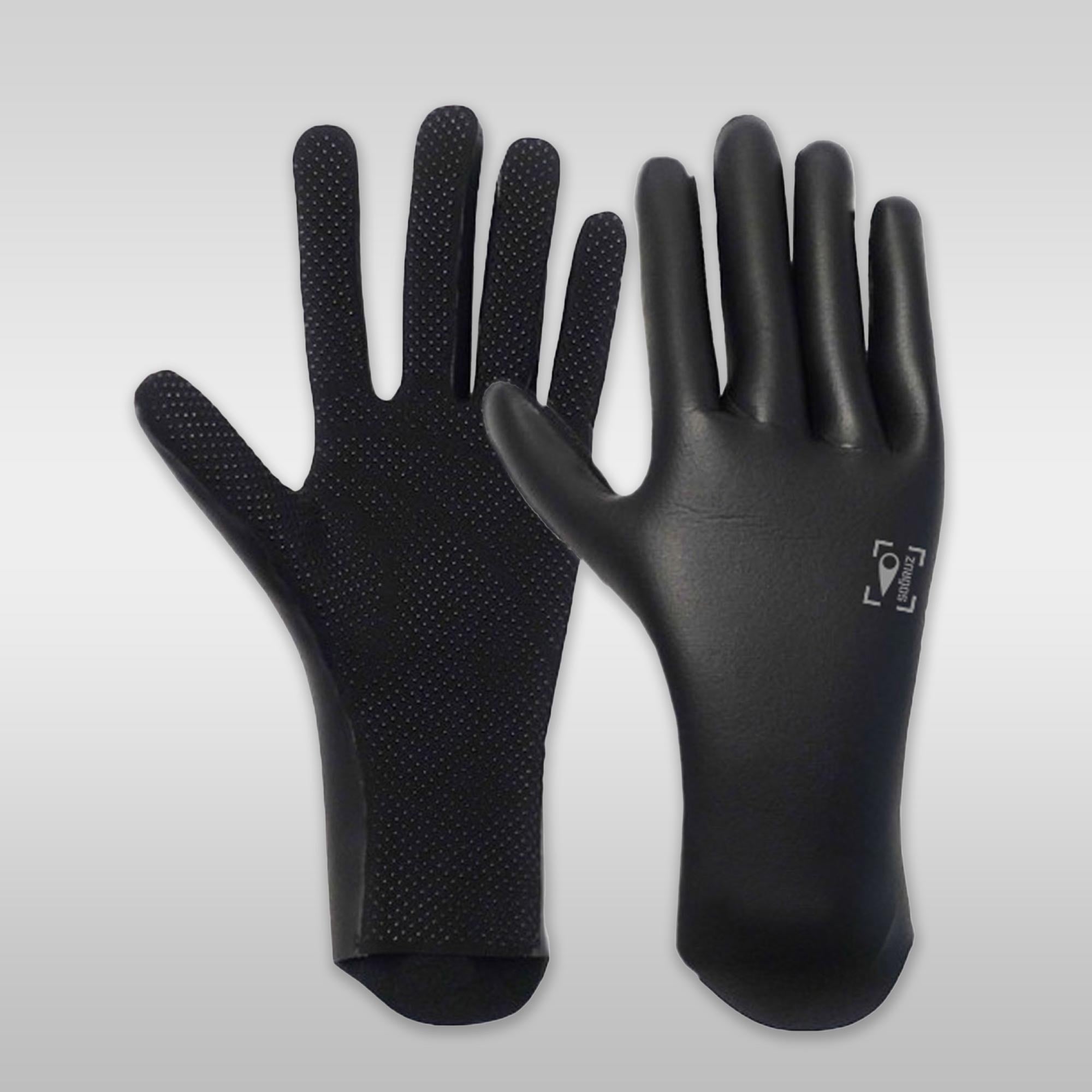windsurf handschuhe Soöruz Gloves 1,5mm THIN Black