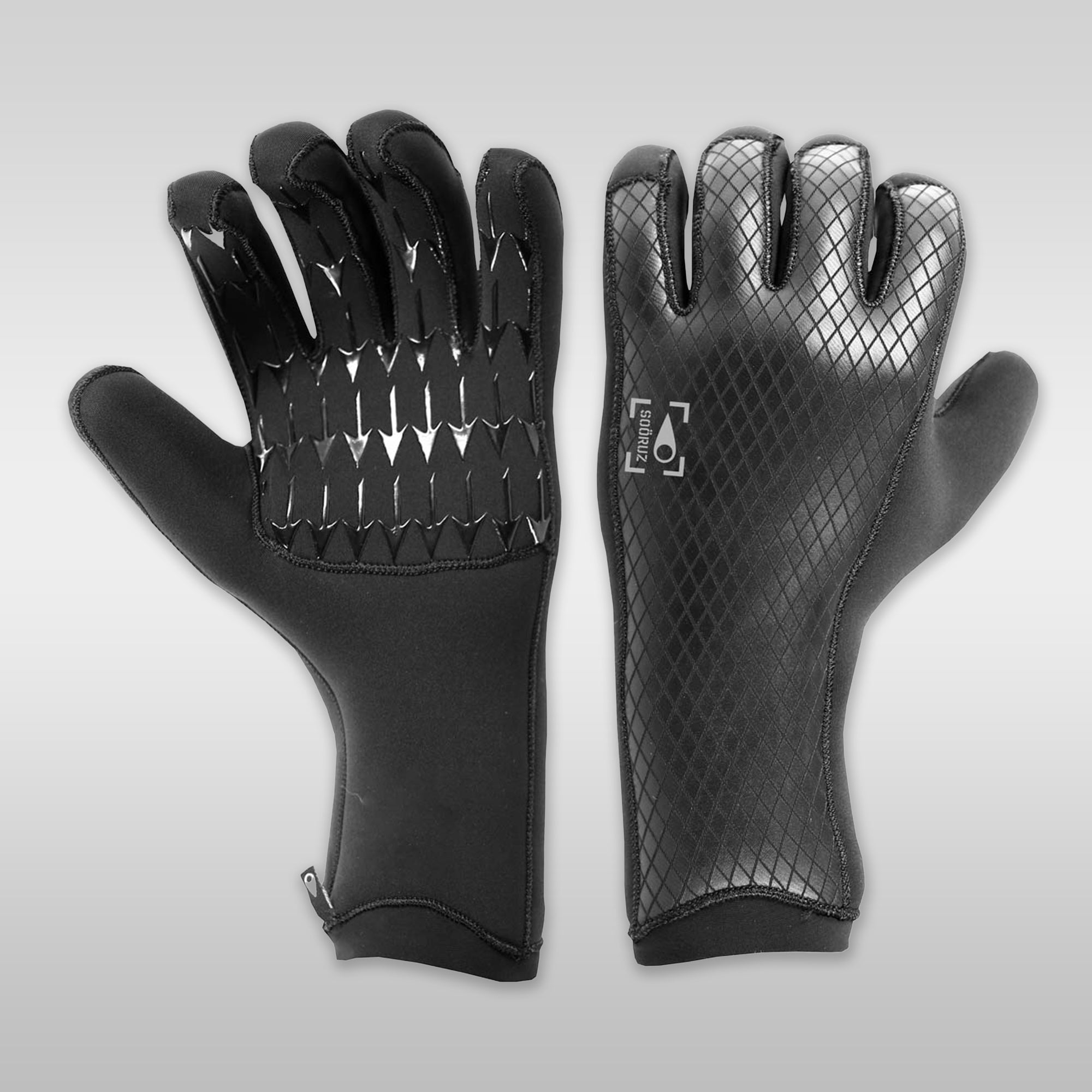 windsurf handschuhe Soöruz Gloves 3mm WIND Black