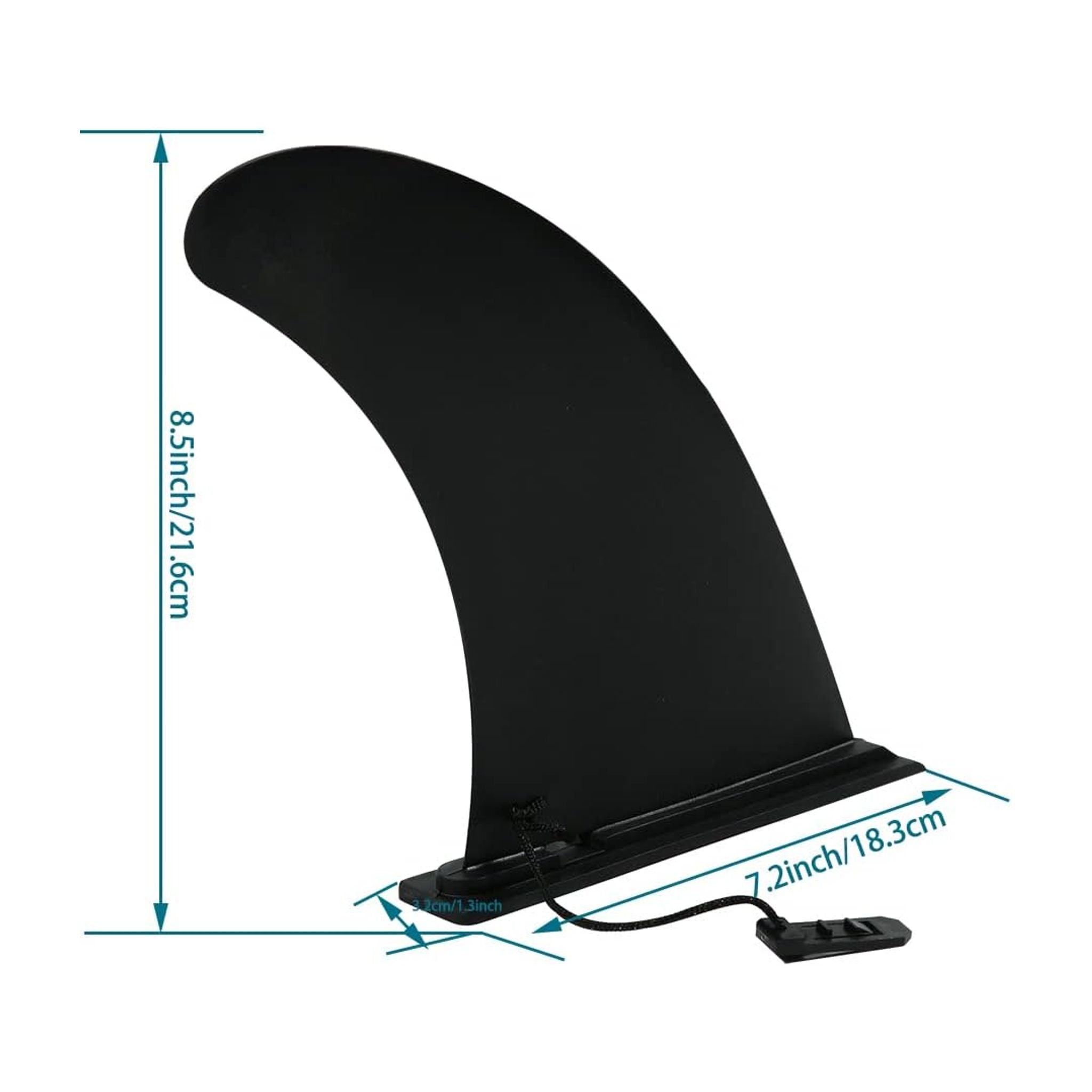 Fin for Ariinui Mahana inflatable SUP boards 230 Black
