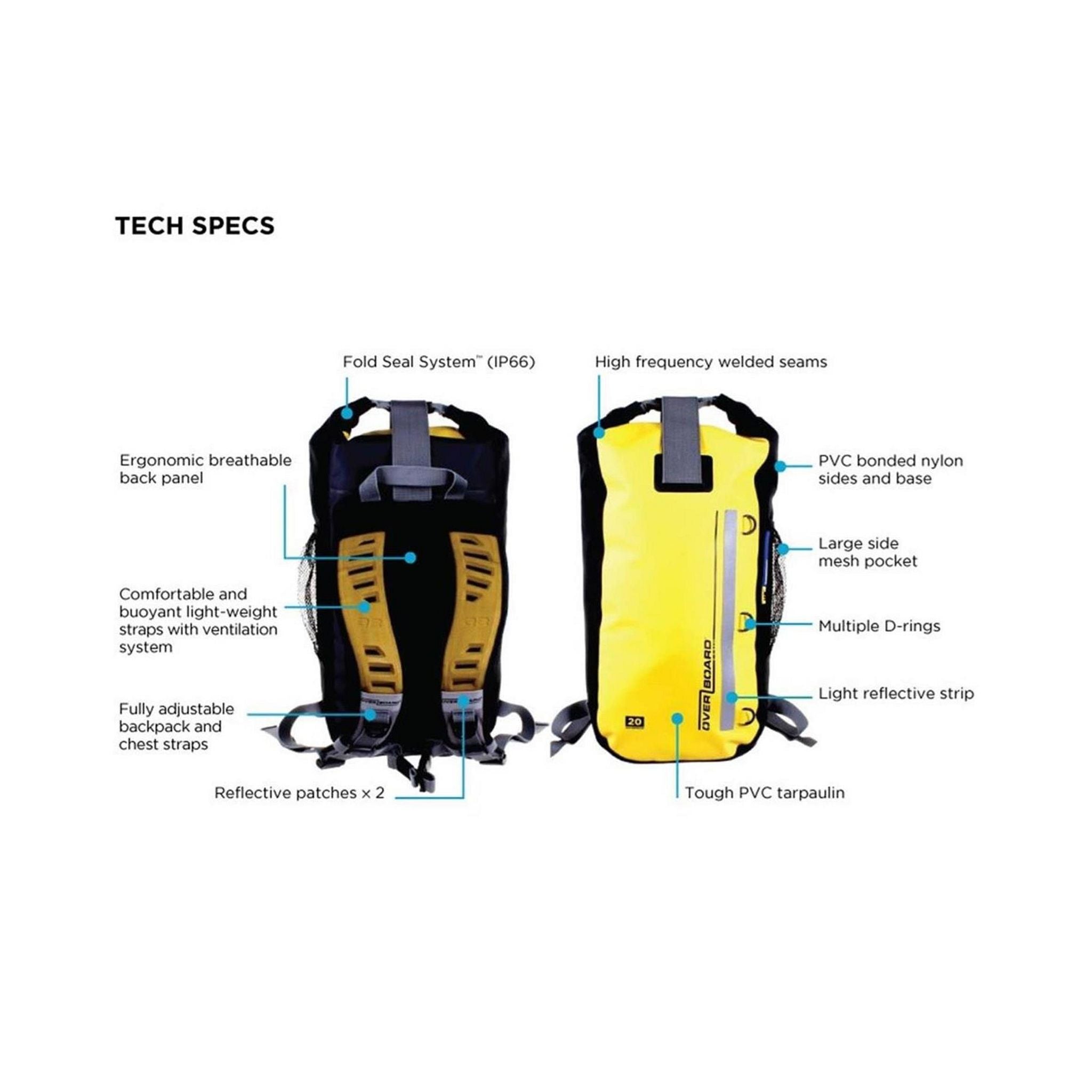 OverBoard wasserdichter Rucksack 45