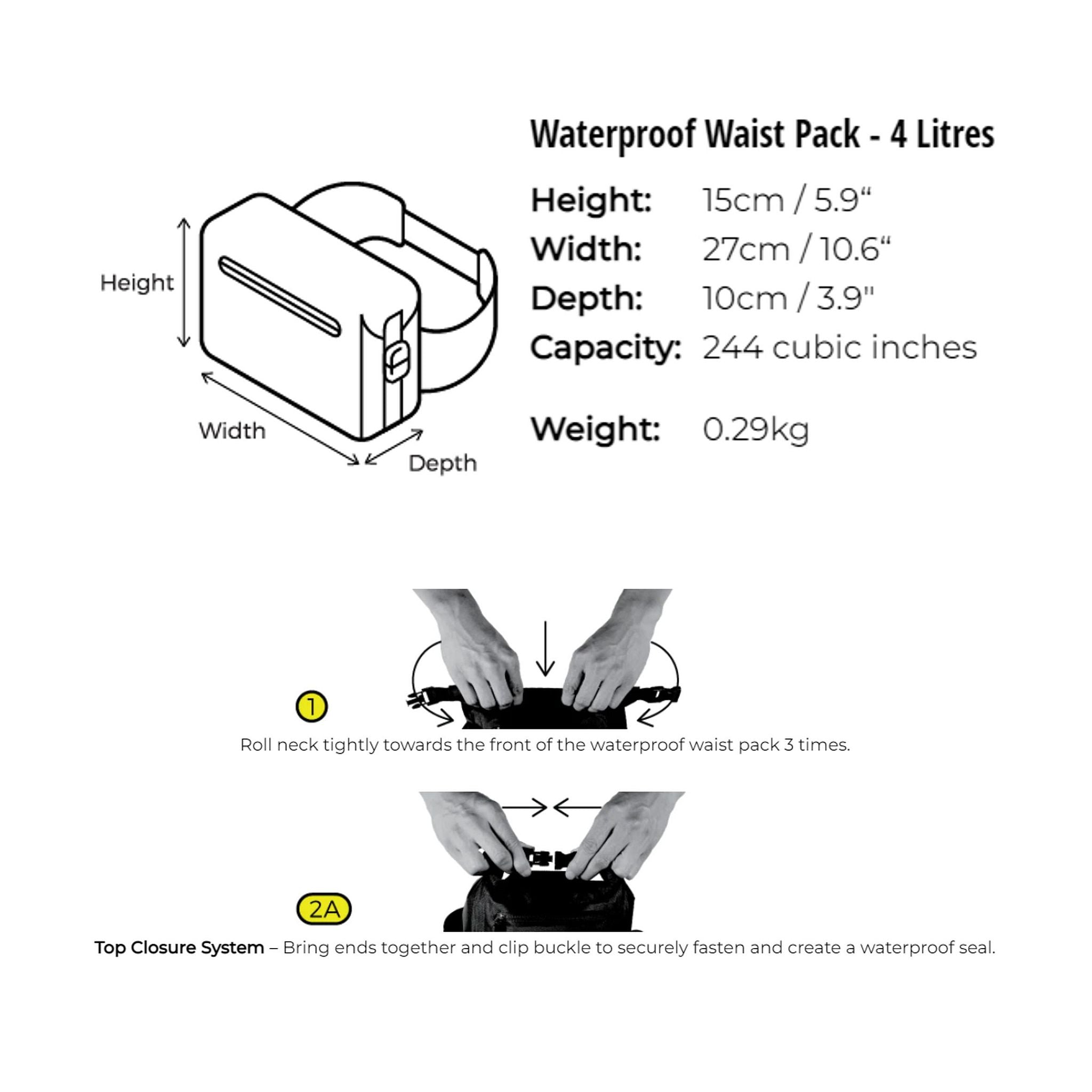 OverBoard waterproof hip bag LIGHT 4
