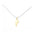 Silver+Surf silver jewelry surfboard fin S Gold