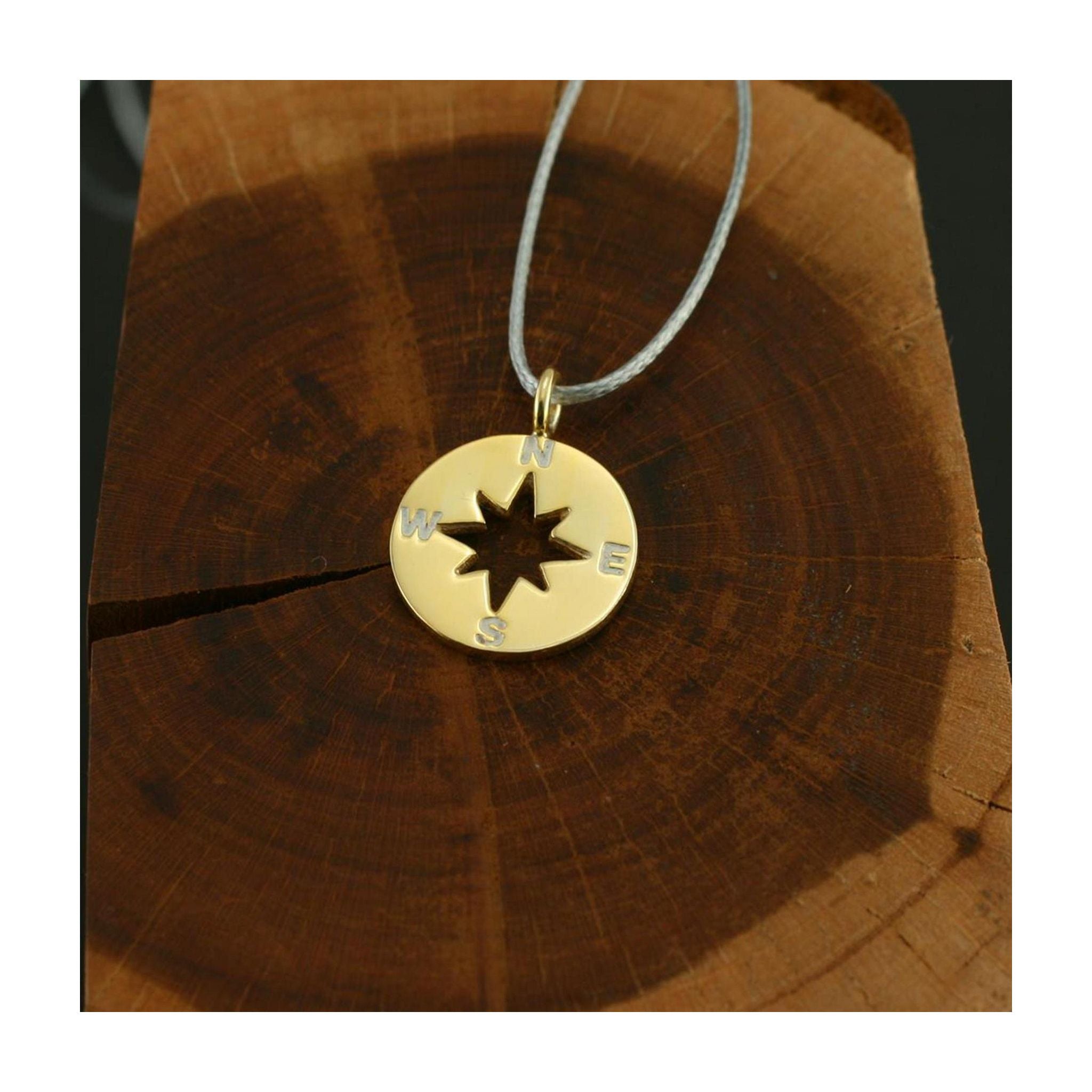 Silver+Surf Silberschmuck Windrose S Gold