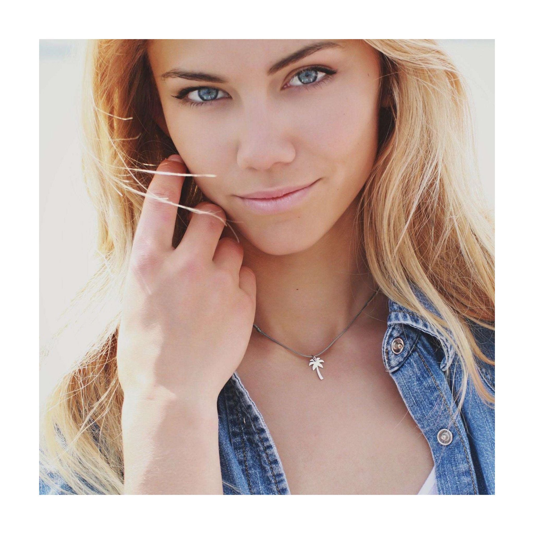 Silver+Surf silver jewelry palm tree S