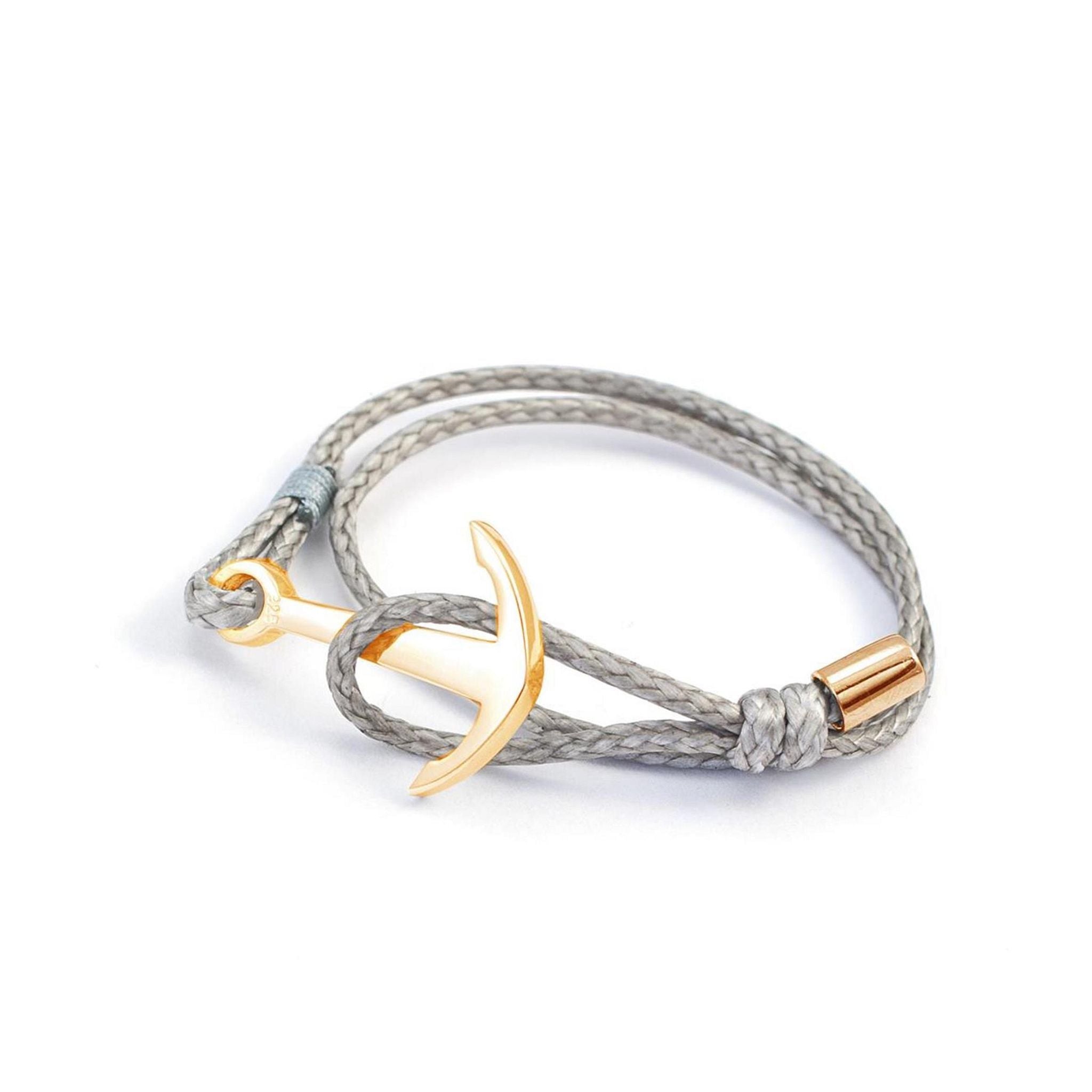 Silver+Surf Silber Schmuck Boot Anker L Gold