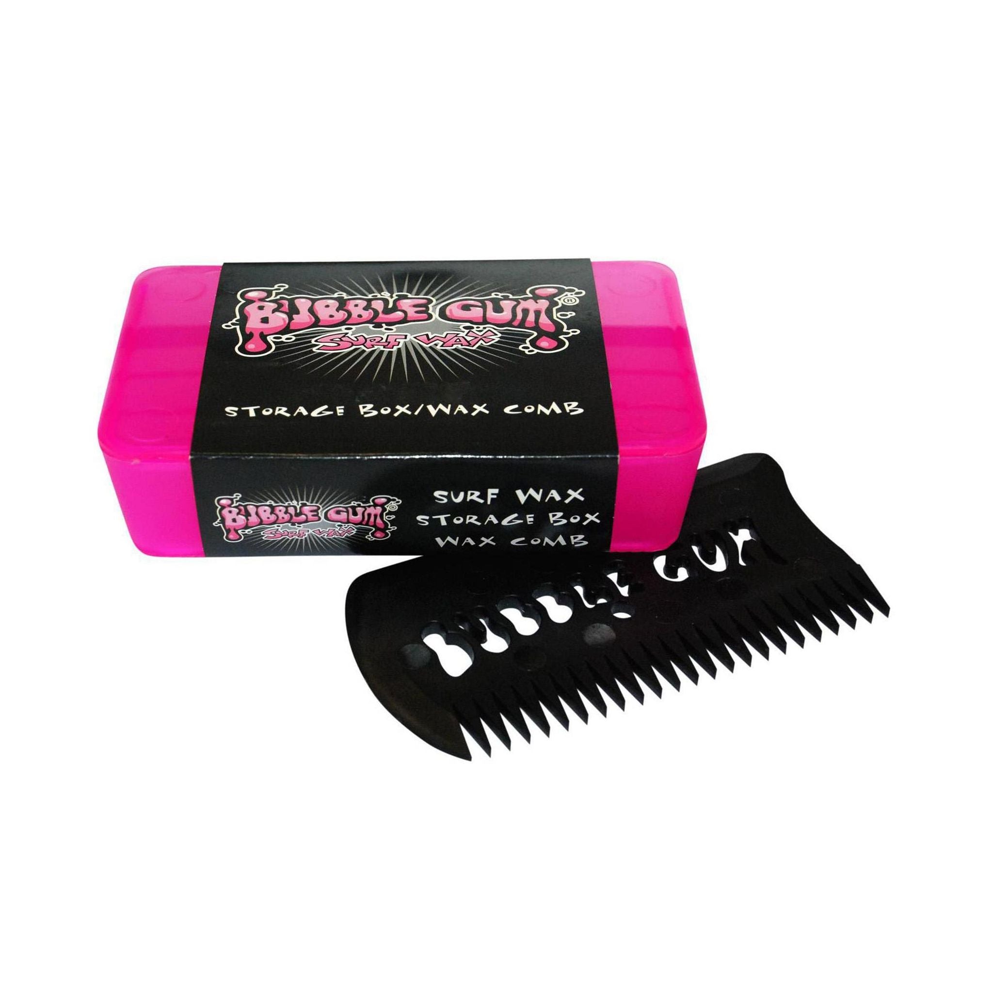 Surf Wax Box BUBBLE GUM mit Wachskamm für Surfboard