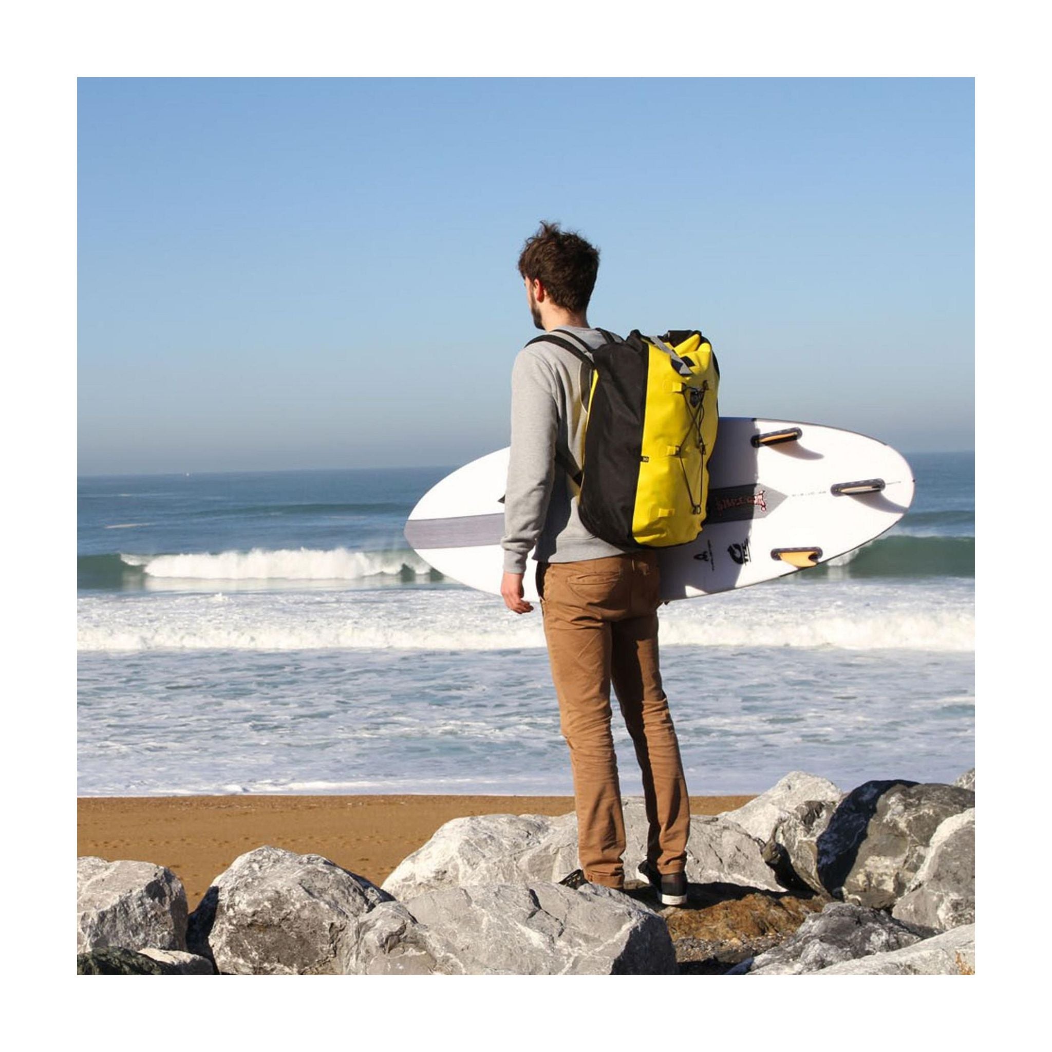 MDS wasserdichter Rucksack 20 Yellow
