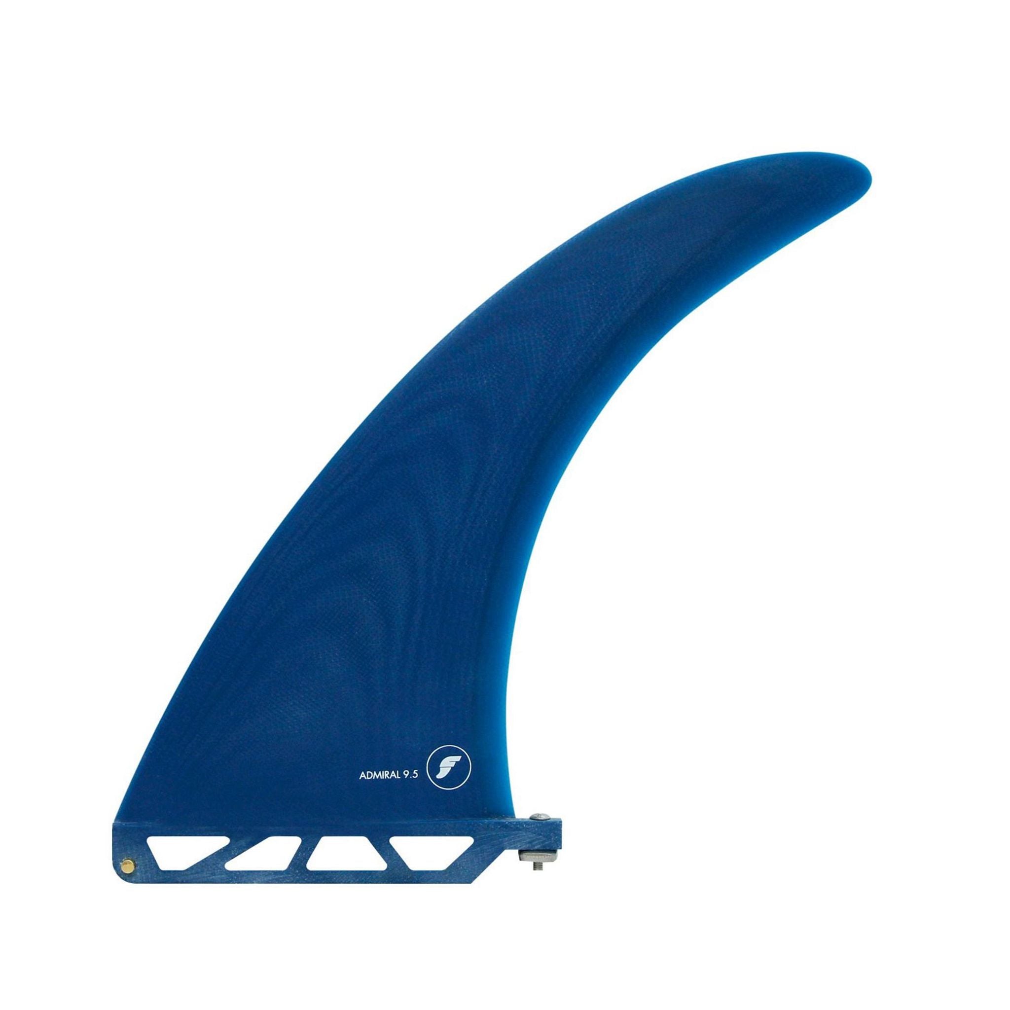 FUTURES Single Fin Admiral 9.5 Fiberglass US Base 9.5 Blue