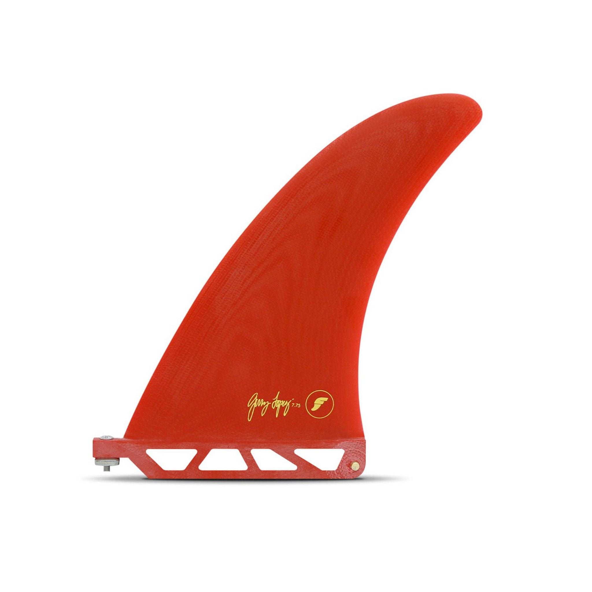 FUTURES Single Fin Gerry Lopez Fiberglass US 7.75 Red