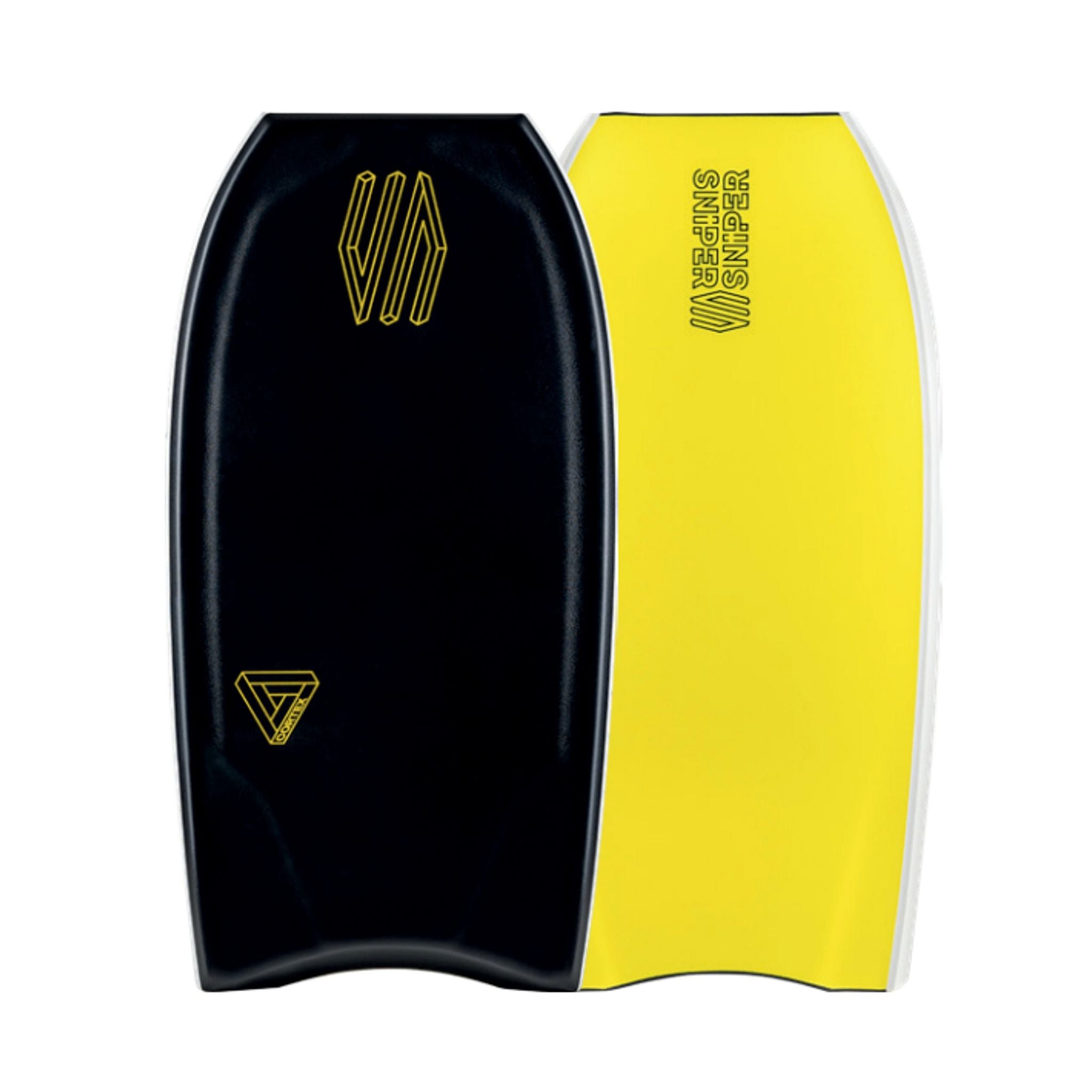 SNIPER Bodyboard Cortex PE Flex Black Yellow