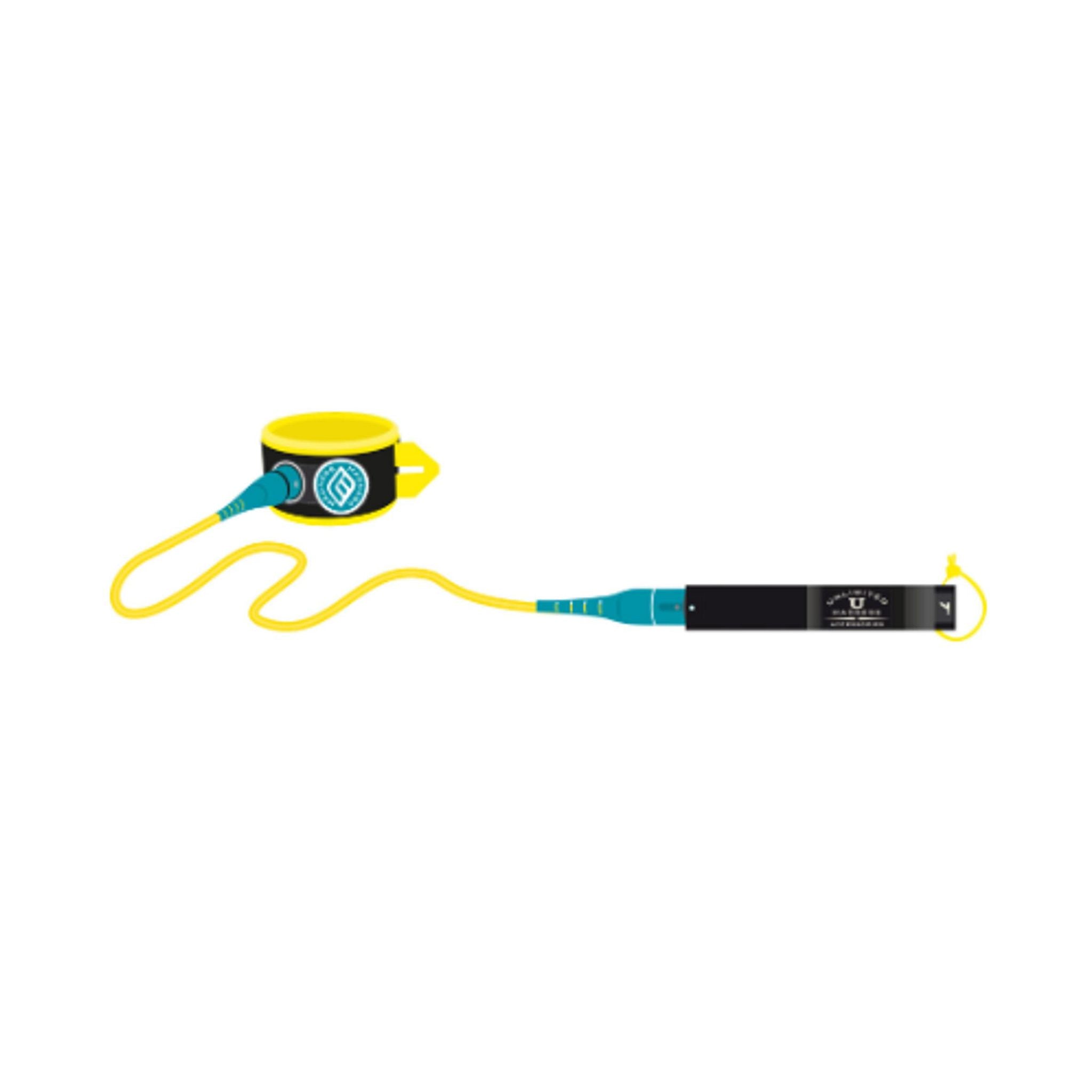 MDNS Surfboard KNIE Leash unlimited 9.0 Yellow