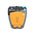 ROAM Footpad Deck Grip Traction Pad 3-tlg Orange