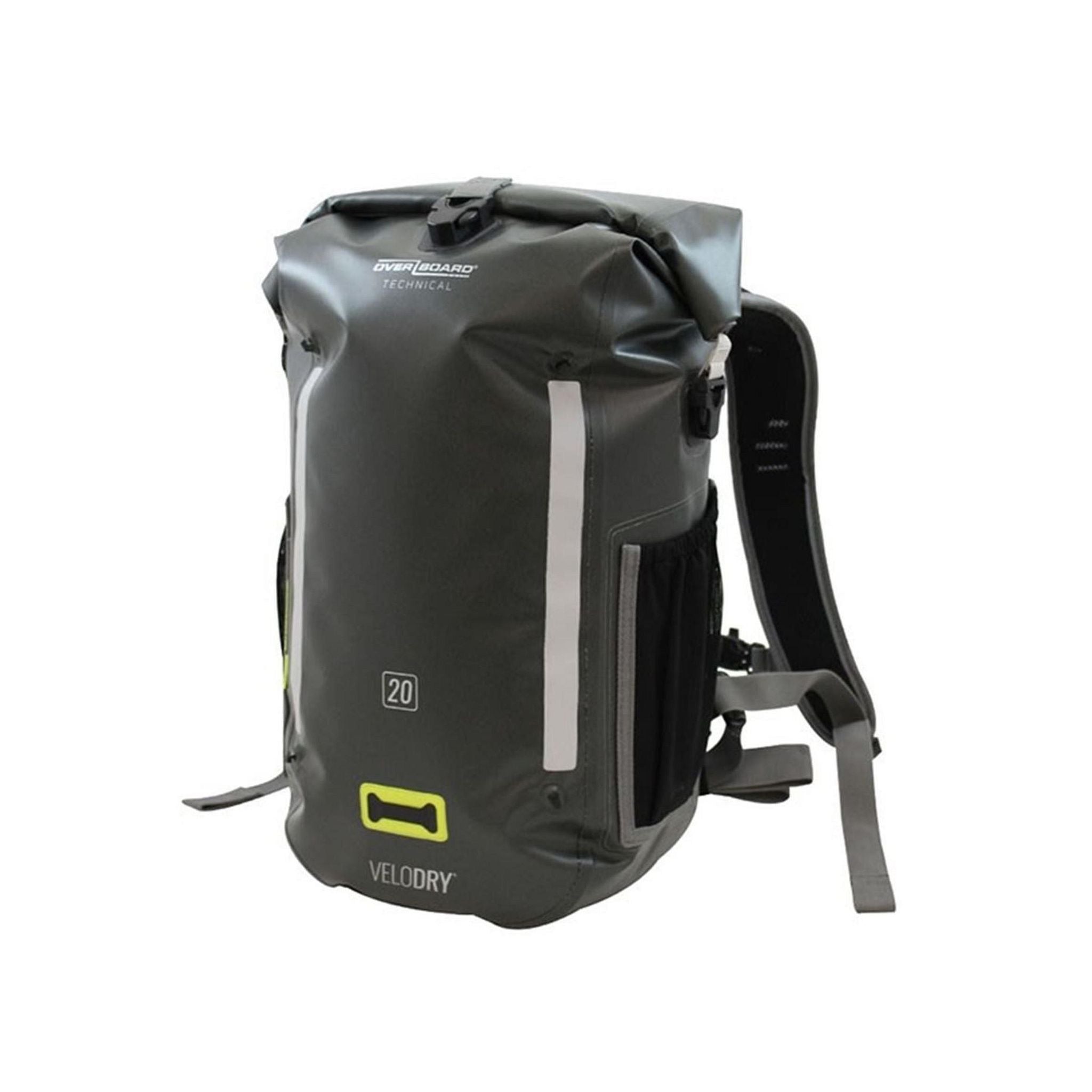 Wasserdichter Fahrradrucksack OverBoard VeloDry 20 Grey