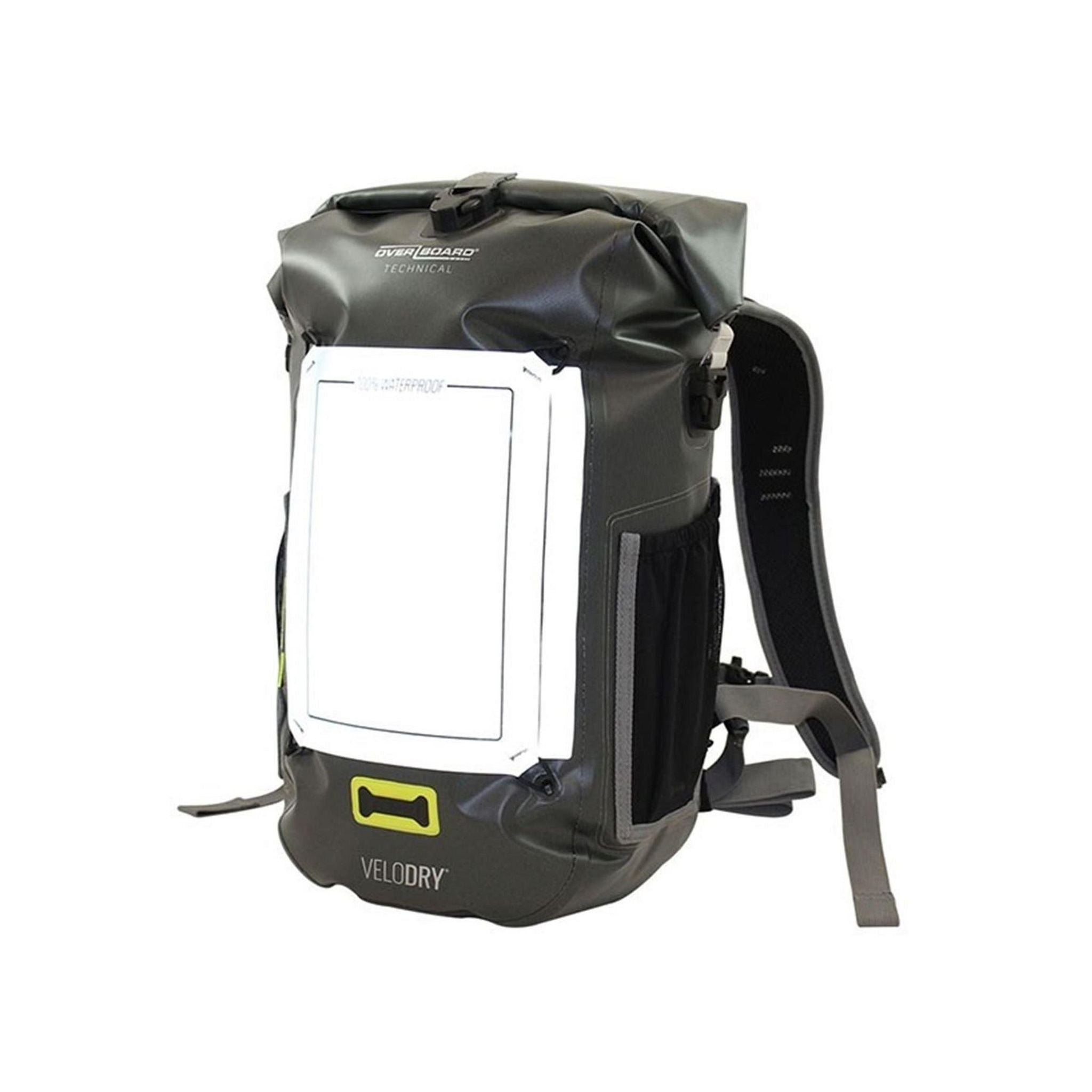 Wasserdichter Fahrradrucksack OverBoard VeloDry 20 Grey