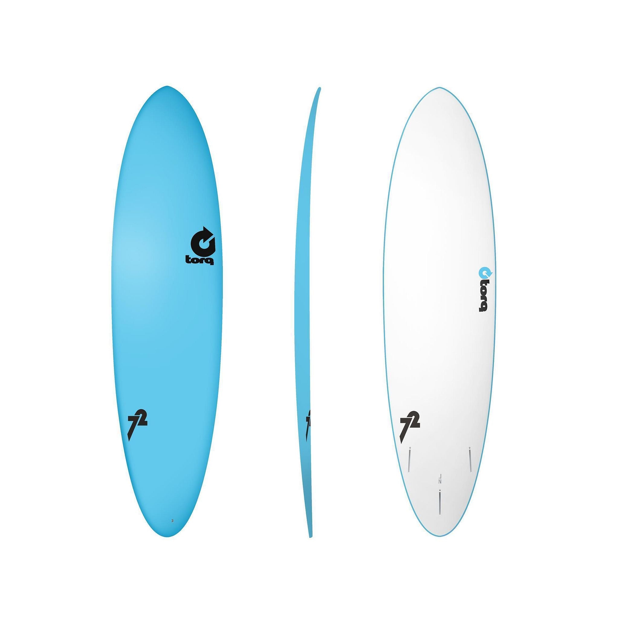 Surfboard TORQ Softboard 7.6 Funboard Blau