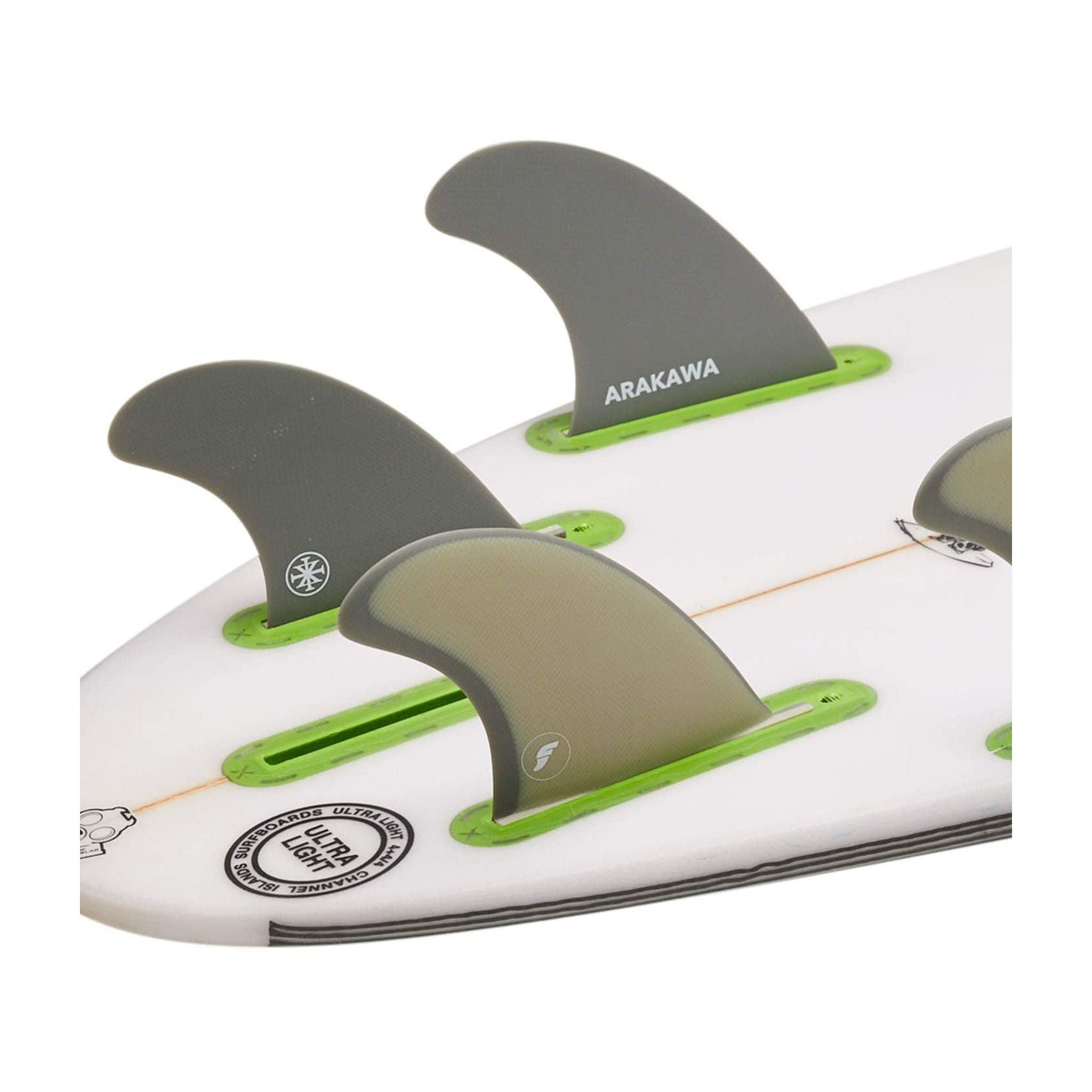 FUTURES Quad Fin Set EA Eric Arakawa Control M Beige 3.0
