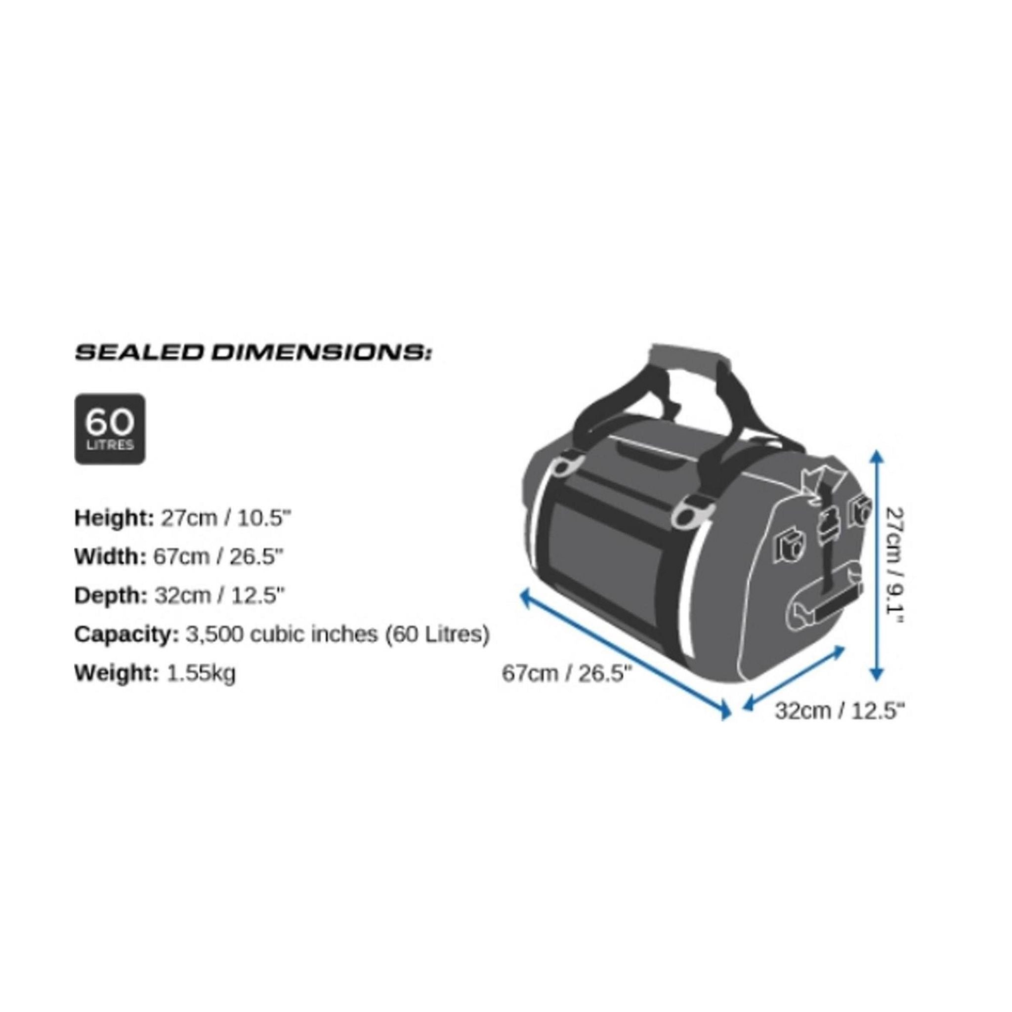 OverBoard wasserdichte Duffel Bag Pro 60 Yellow