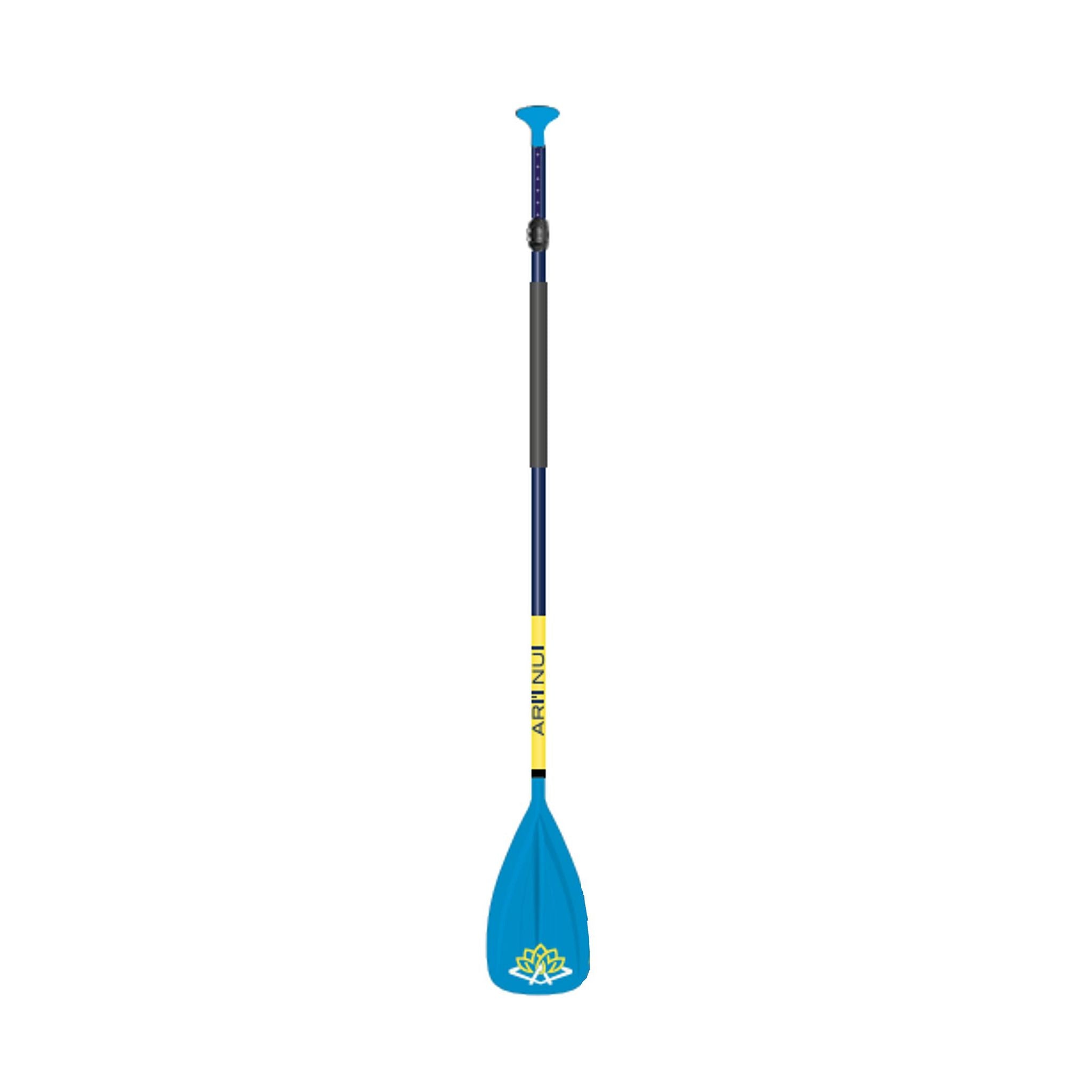 ARIINUI SUP paddle aluminum 3-piece 170-210 Blue Yellow