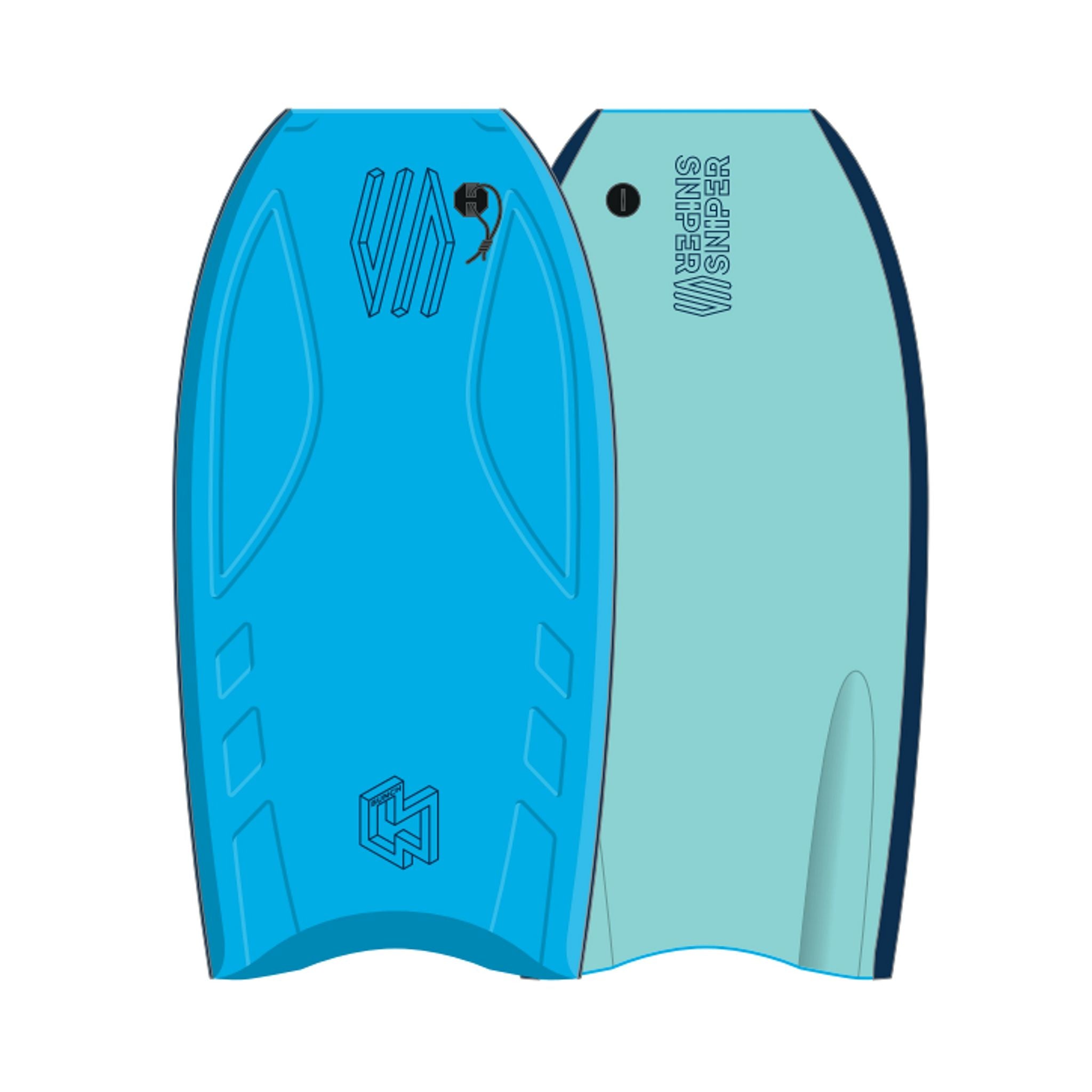 SNIPER Bodyboard BunchII EPS Stringer Cyan