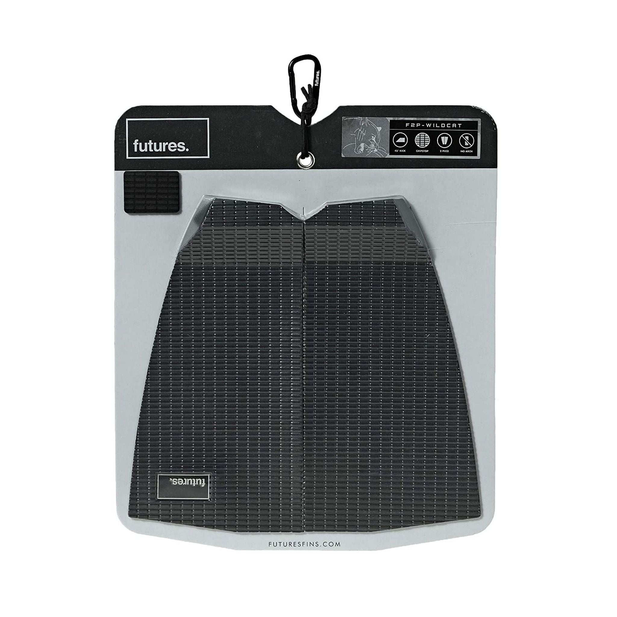 Futures Traction Pad Surfboard Footpad Wildcat Black