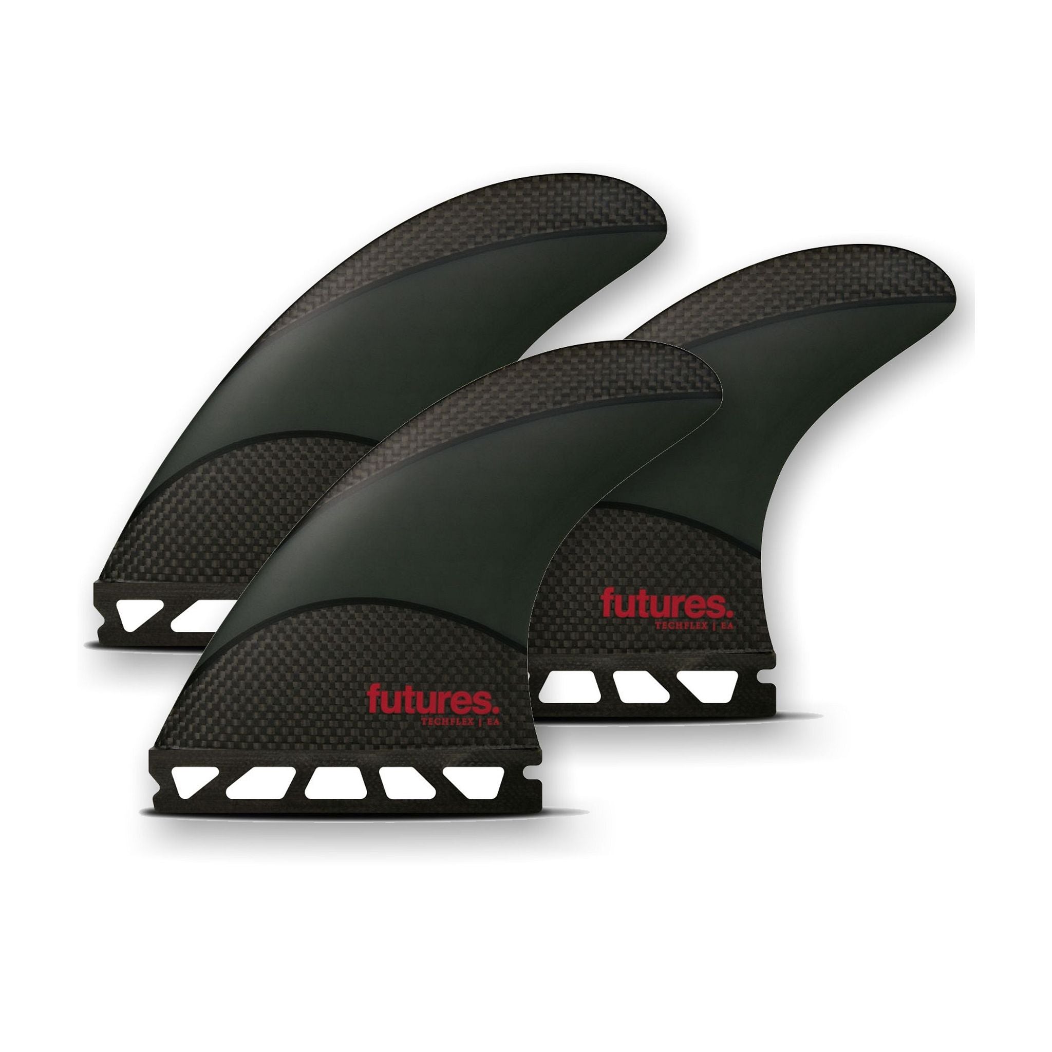 FUTURES Thruster Fin Set EA Eric Arakawa M Black 3.1