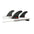FUTURES Thruster Fin Set EA Eric Arakawa M Black 3.1