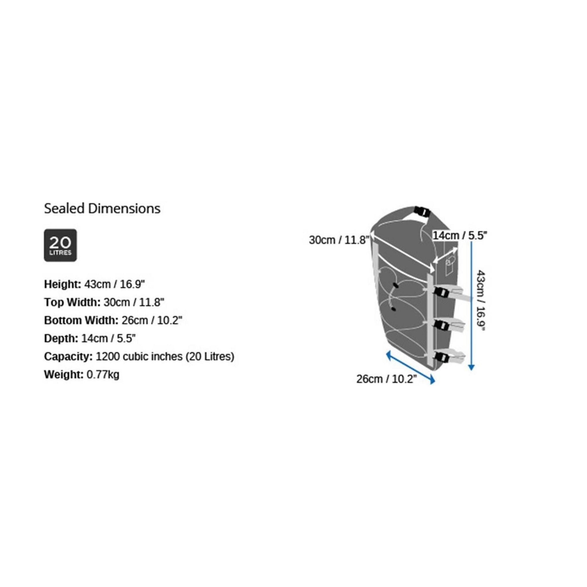 OverBoard wasserdichte SUP Kajak Tasche 20