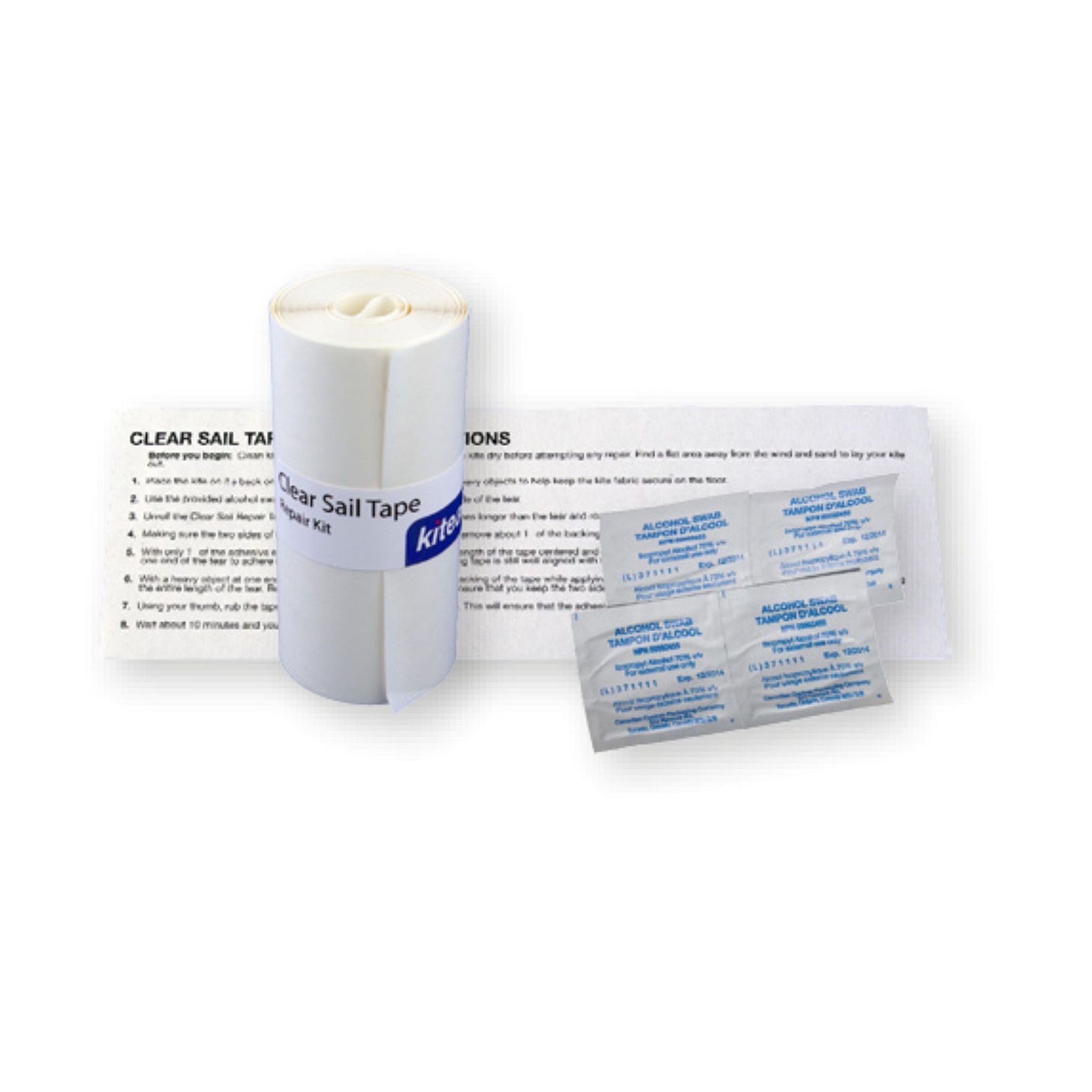 KiteAid Repair Clear Sail Reload Tape Kit Clear