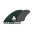 FUTURES Twin Fin Set AMK Al Merrick Keel Fiberglas L Green