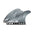 FUTURES Thruster Fin Set Wade Tokoro Honeycomb L Grey