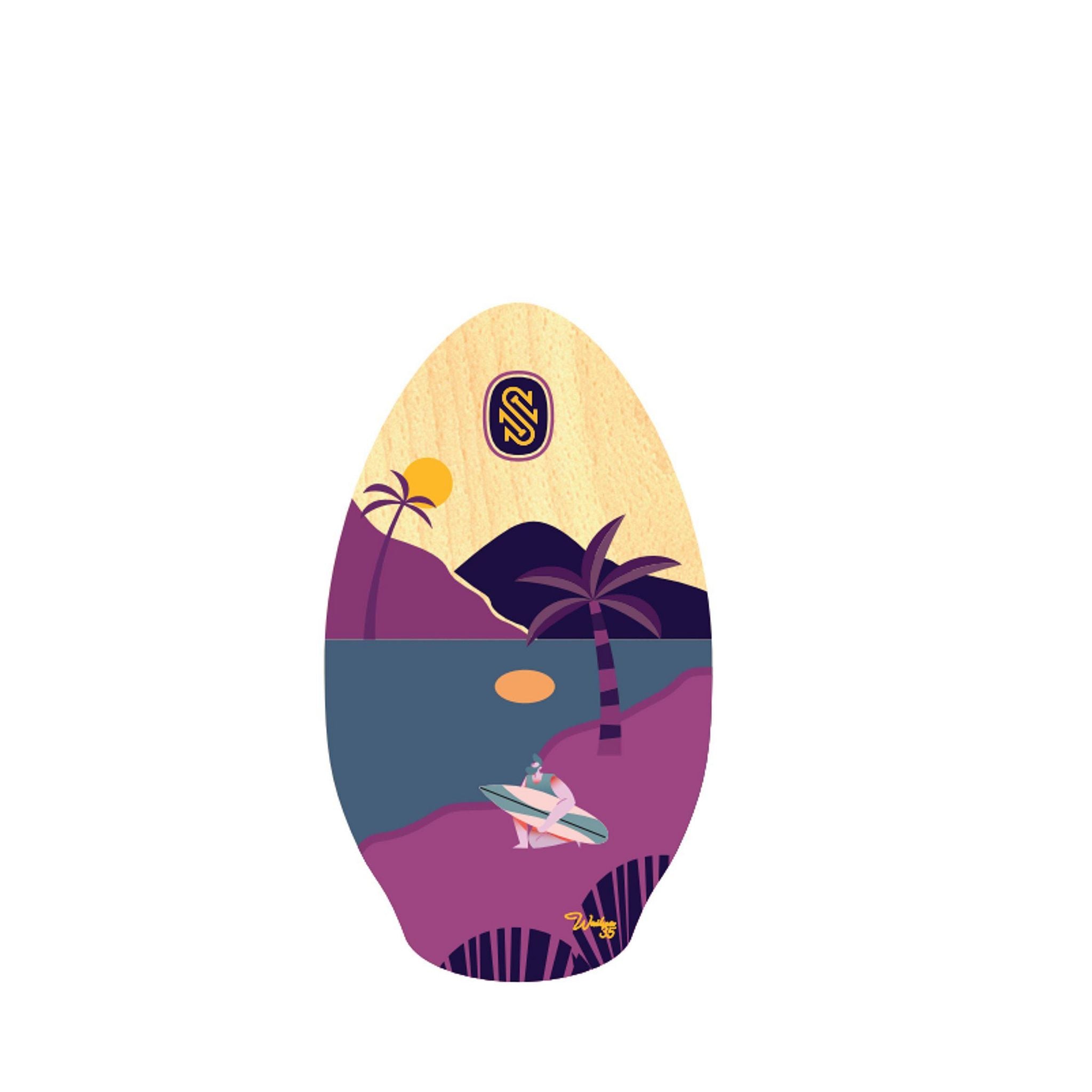 Skimboard SkimOne Wailua 90 x 51 Purple