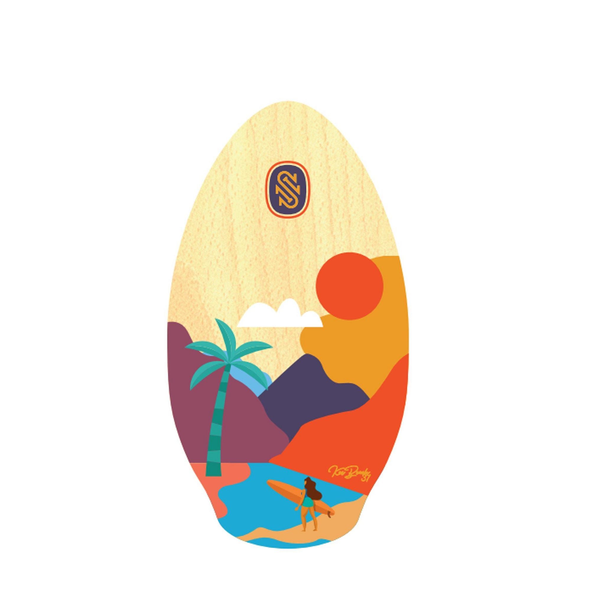 Skimboard SkimOne Kee Beach 95 x 52 Orange Yellow