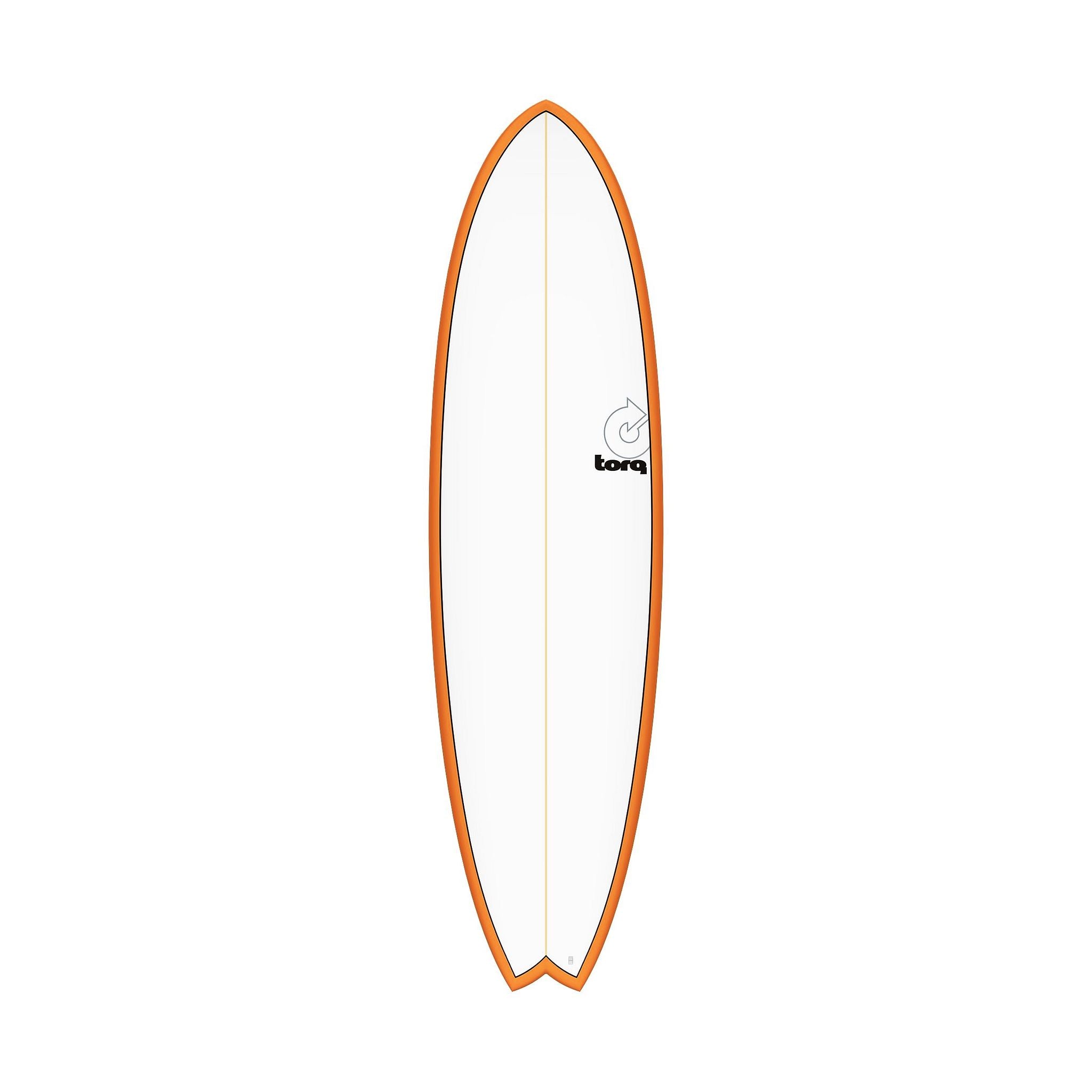Surfboard TORQ TET 7.2 MOD Fish Orange Rail