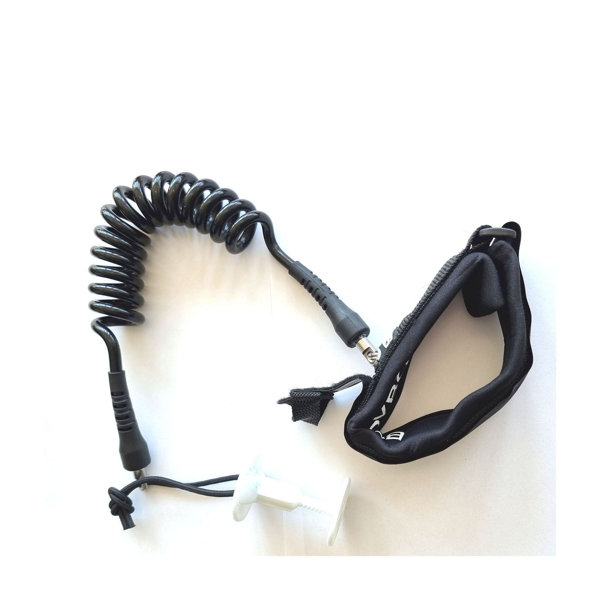 SNIPER Bodyboard Spiral Biceps Leash Deluxe Black