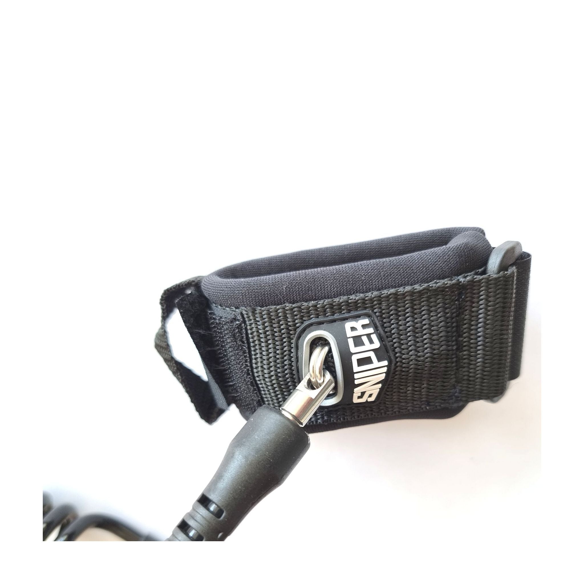 SNIPER Bodyboard Spiral Biceps Leash Deluxe Black