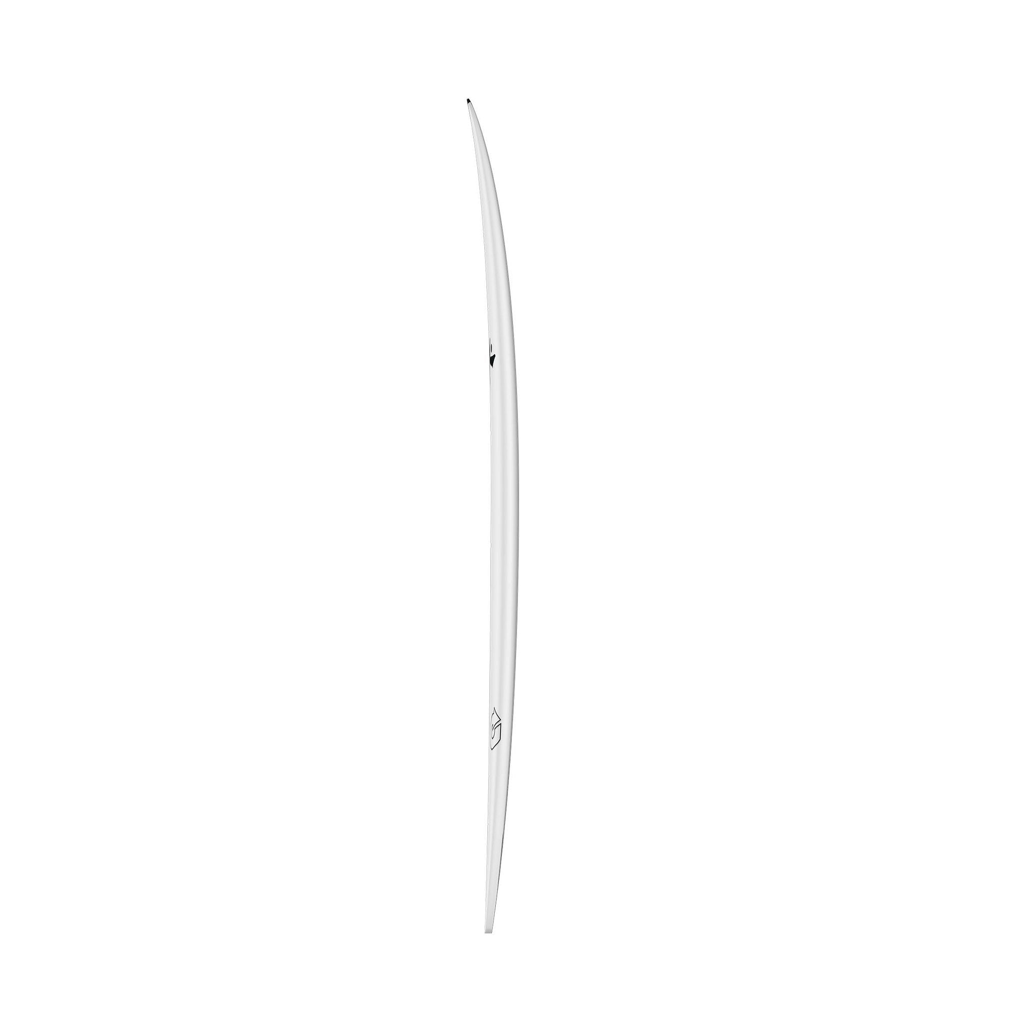 Surfboard TEC Egg Not Quad Single White Midlength Cruiser