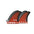 Futures Quad 4 Fin Set Billy Kemper Fiberglass Unisize Red 2.8