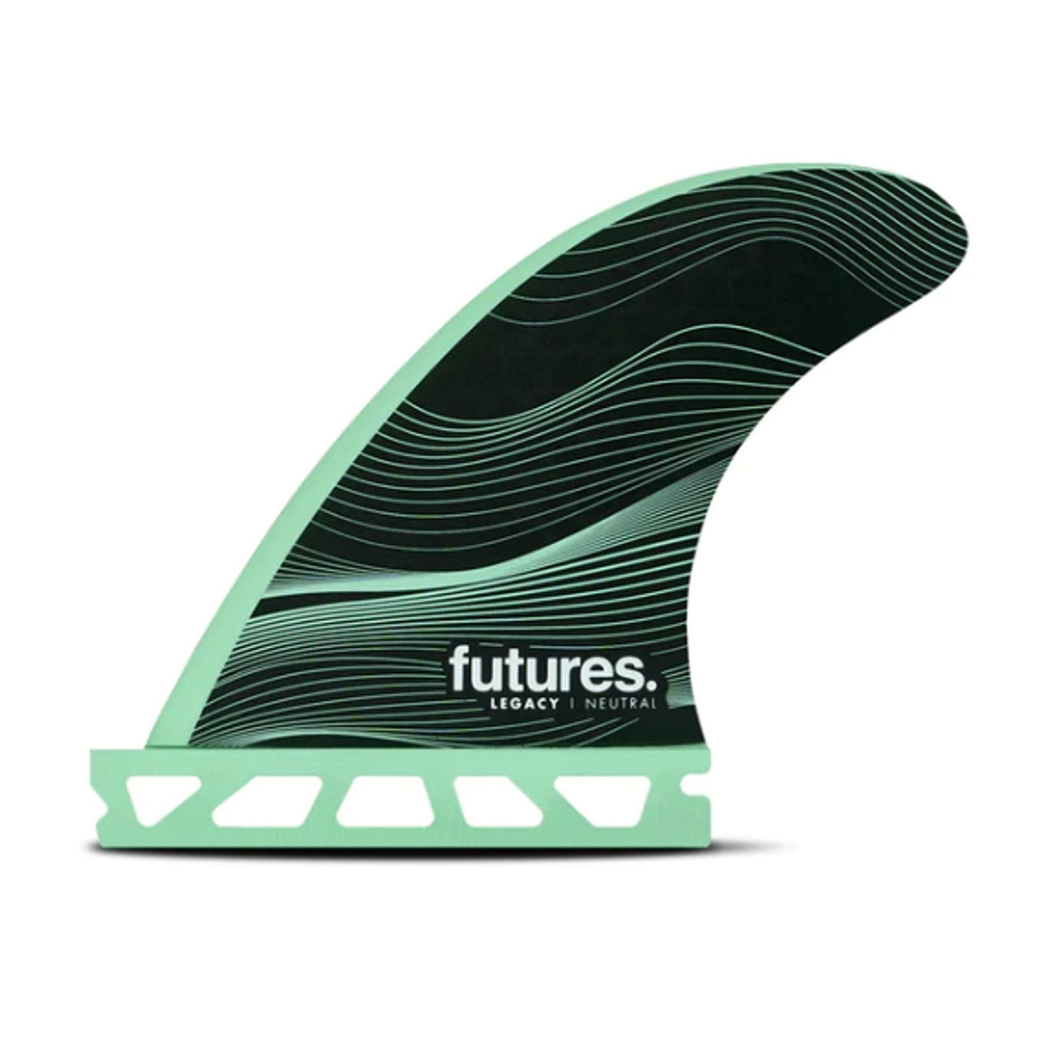 FUTURES Thruster Fin Set F3 Legacy neutral XS Green 5.8