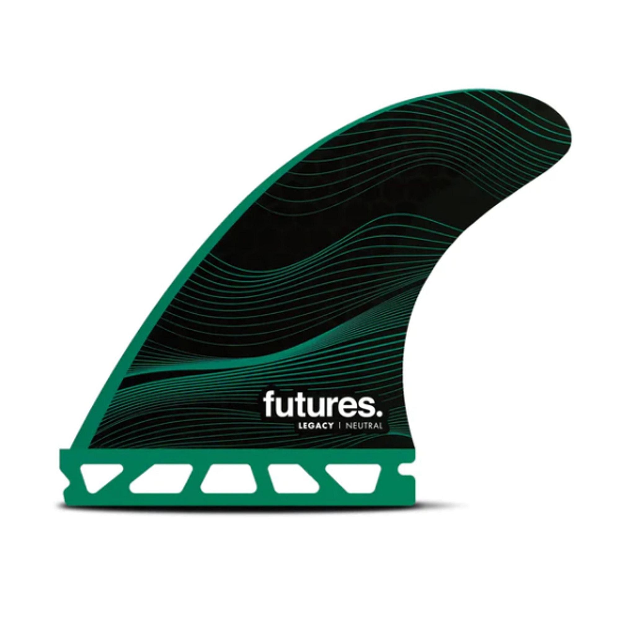 FUTURES Thruster Fin Set F6 Legacy neutral M Green 6.4
