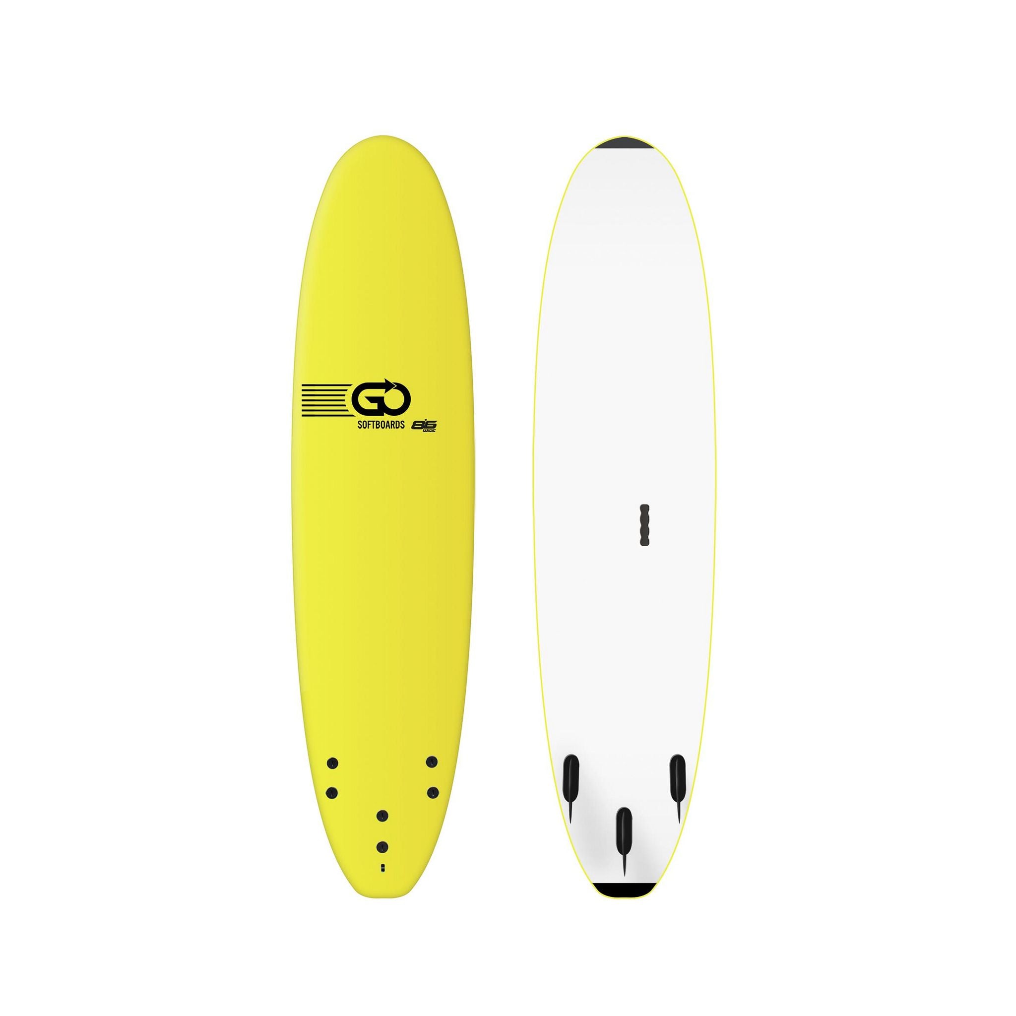 GO Softboard School Surfboard 8.6 x 24 101 Yellow