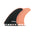 FUTURES Twin Fin Set T2 Fiberglass Unisize Pink