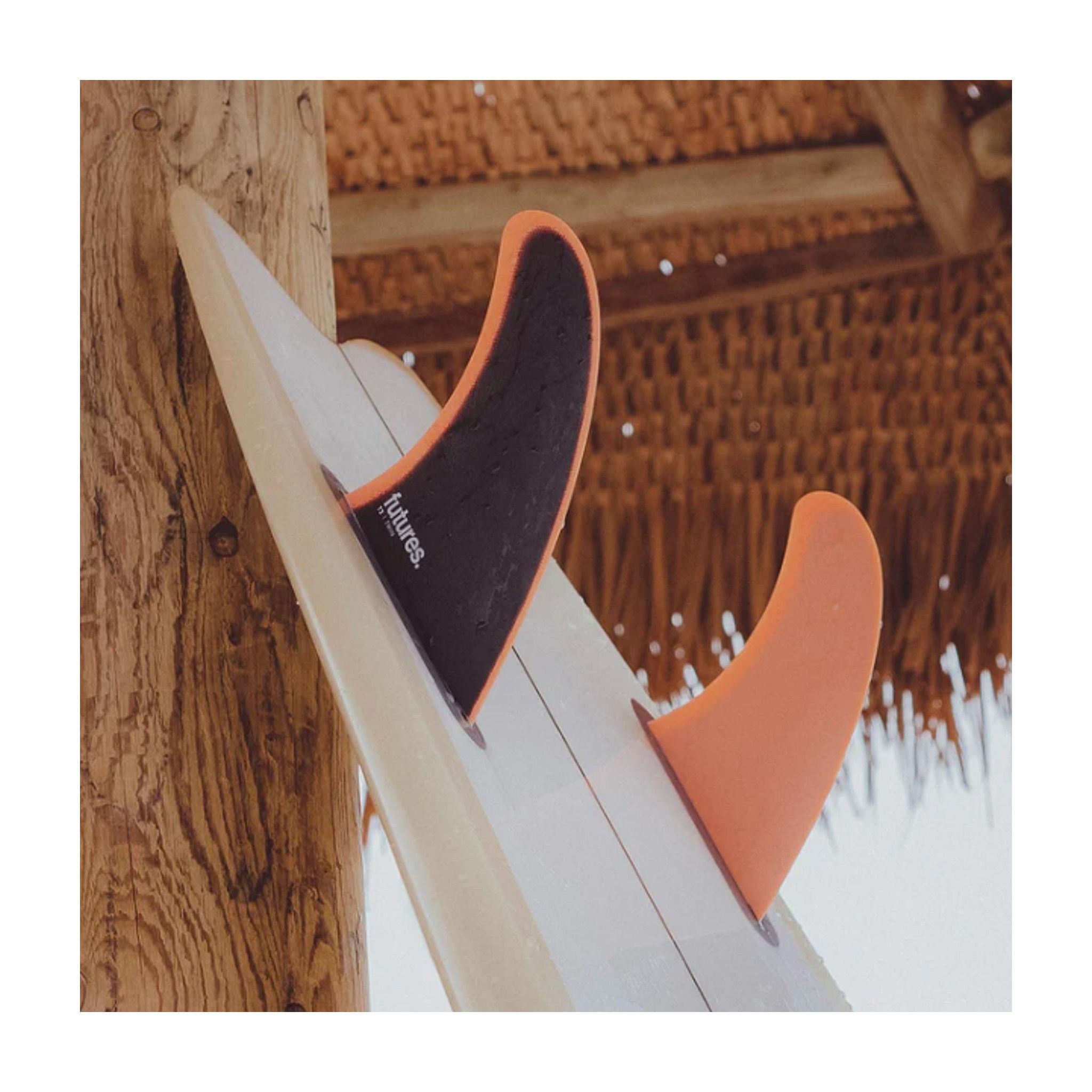 FUTURES Twin Fin Set T2 Fiberglass Unisize Pink