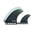 FUTURES Twin+1 Fin Set T1 Honeycomb M Navy