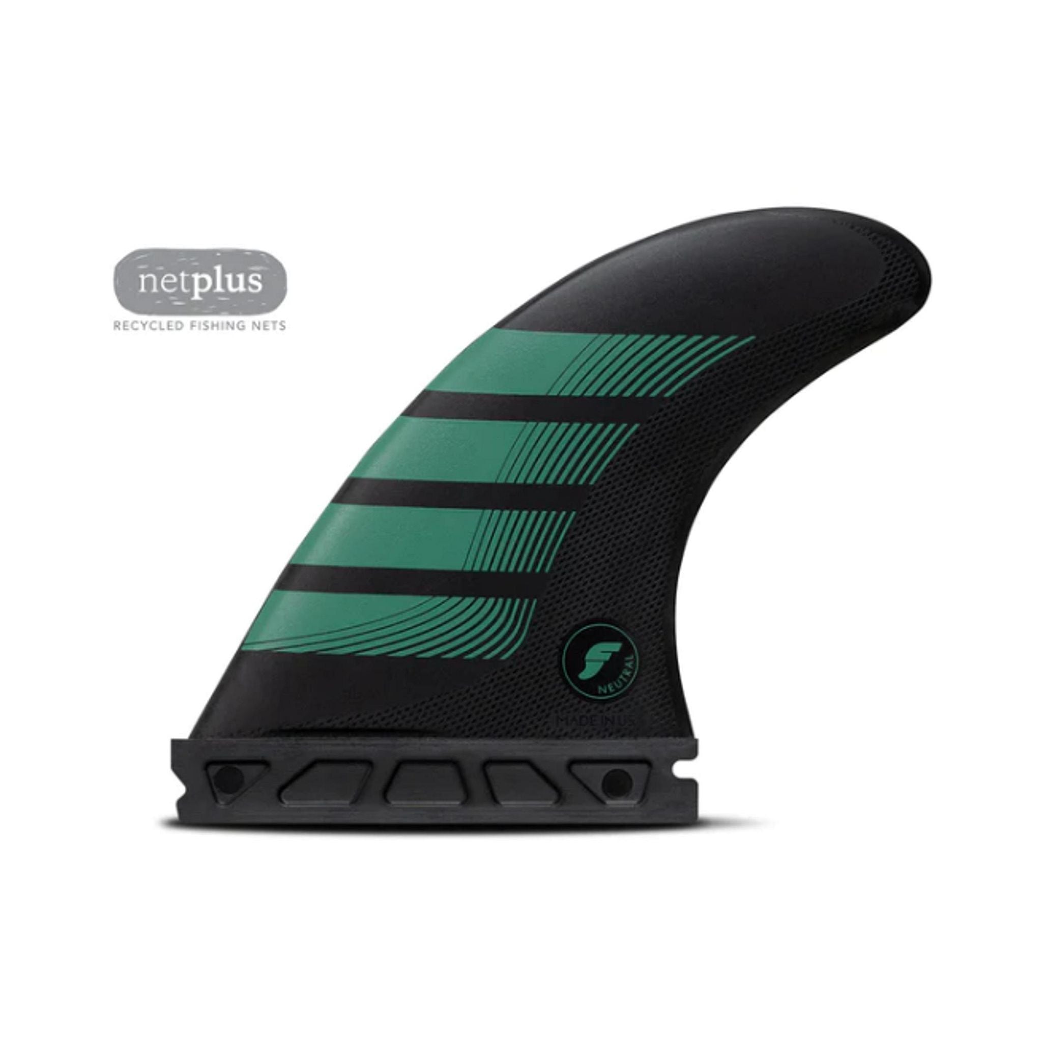 FUTURES Thruster Fin Set F6 Alpha M Turquoise 6.8
