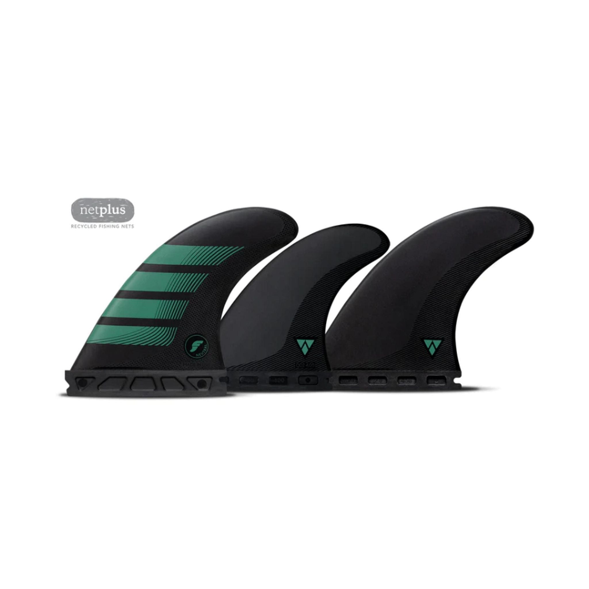 FUTURES Quad Thruster 5 Fin Set F6 Alpha M Turquoise 6.9