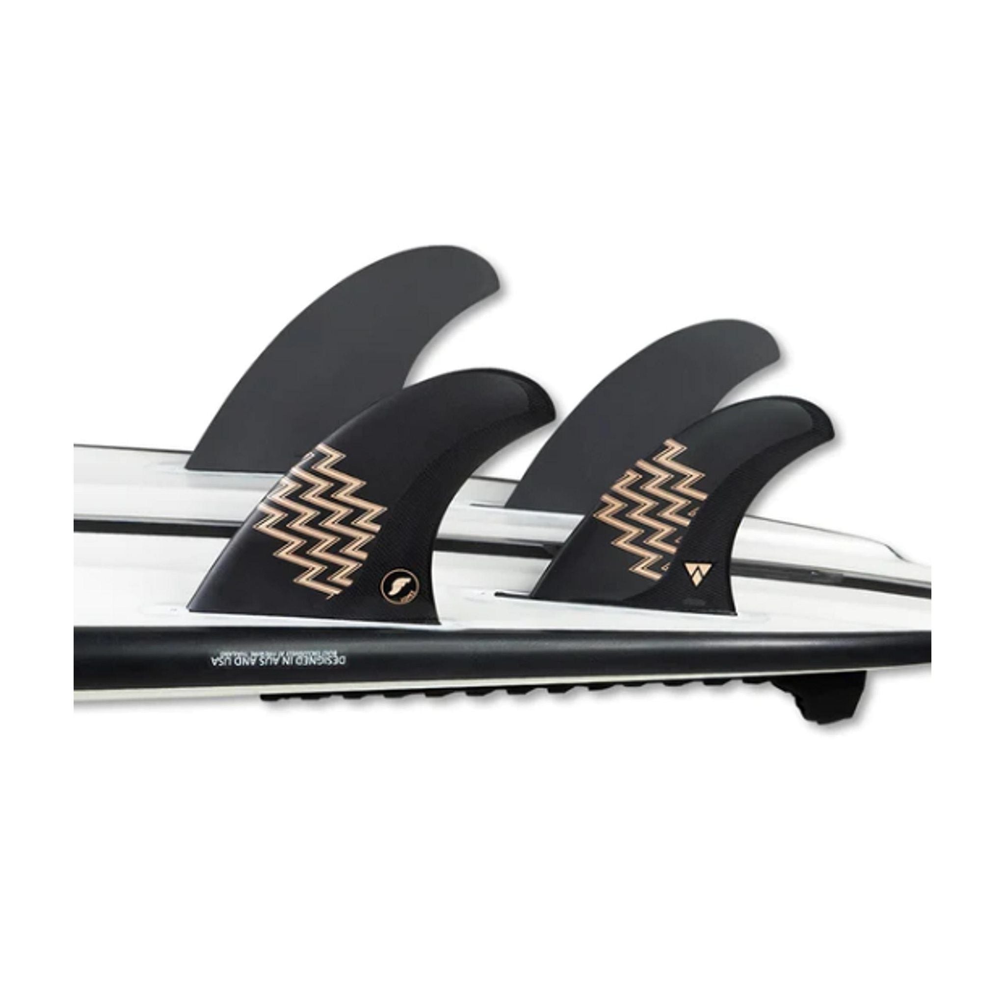 FUTURES Quad Thruster 5 Fin Set Gerry Lopez Alpha L Sand 5.2 / 6.8