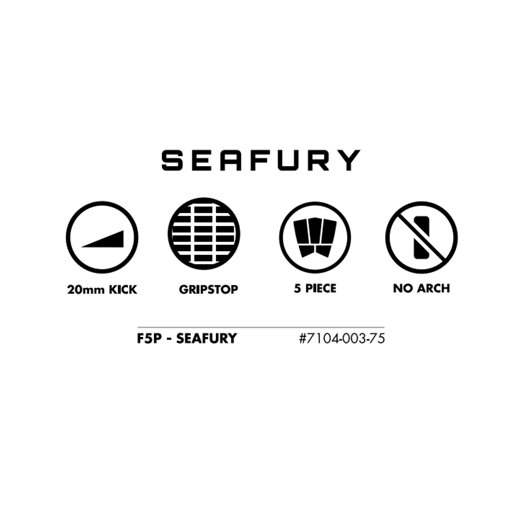 FUTURES Traction Pad Surfboard Footpad Grey