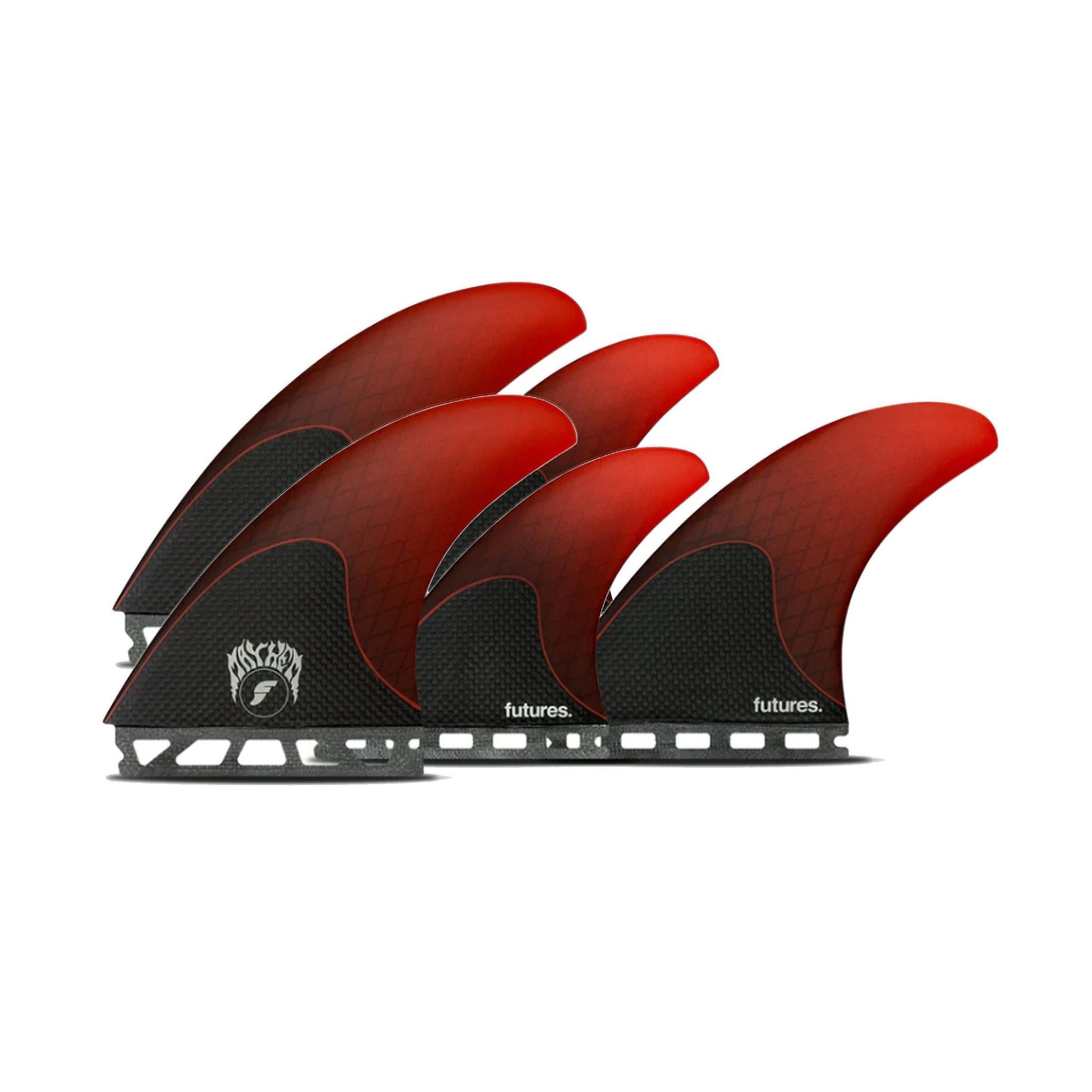 FUTURES Quad Thruster 5-Fin Set Mayhem 3.0