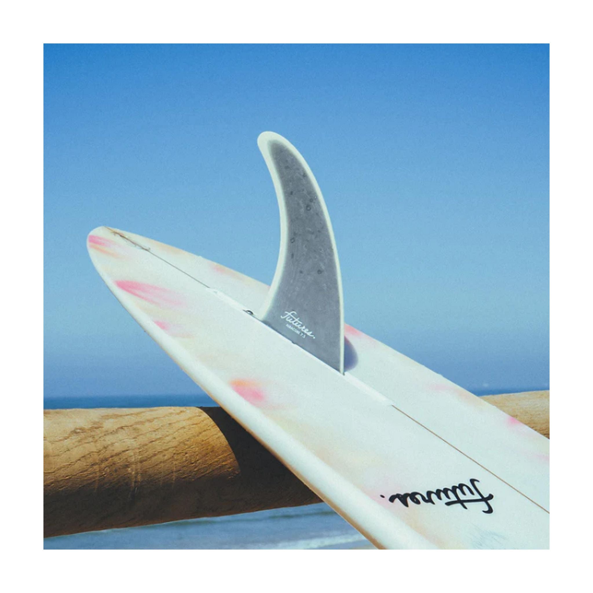 FUTURES Single Fin Albacore Flex Fiberglass US Indigo