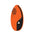 SkimOne EPS Epoxy Bamboo CLOVER Skimboard 123 x 52 Orange